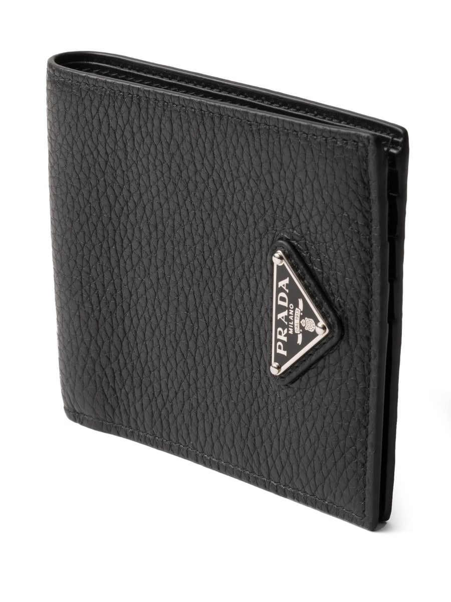 Prada Prada Logo Leather Wallet, view 4
