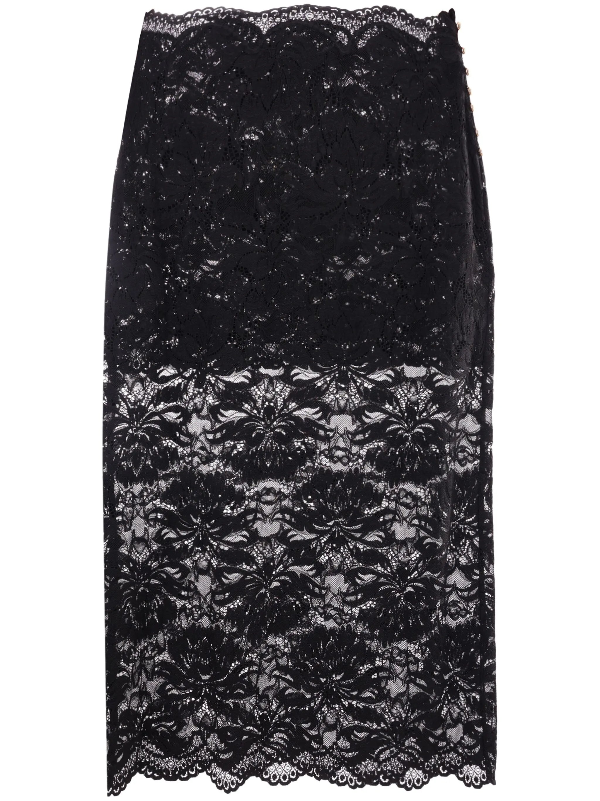 Rabanne Rabanne Floral-lace Sheer Skirt