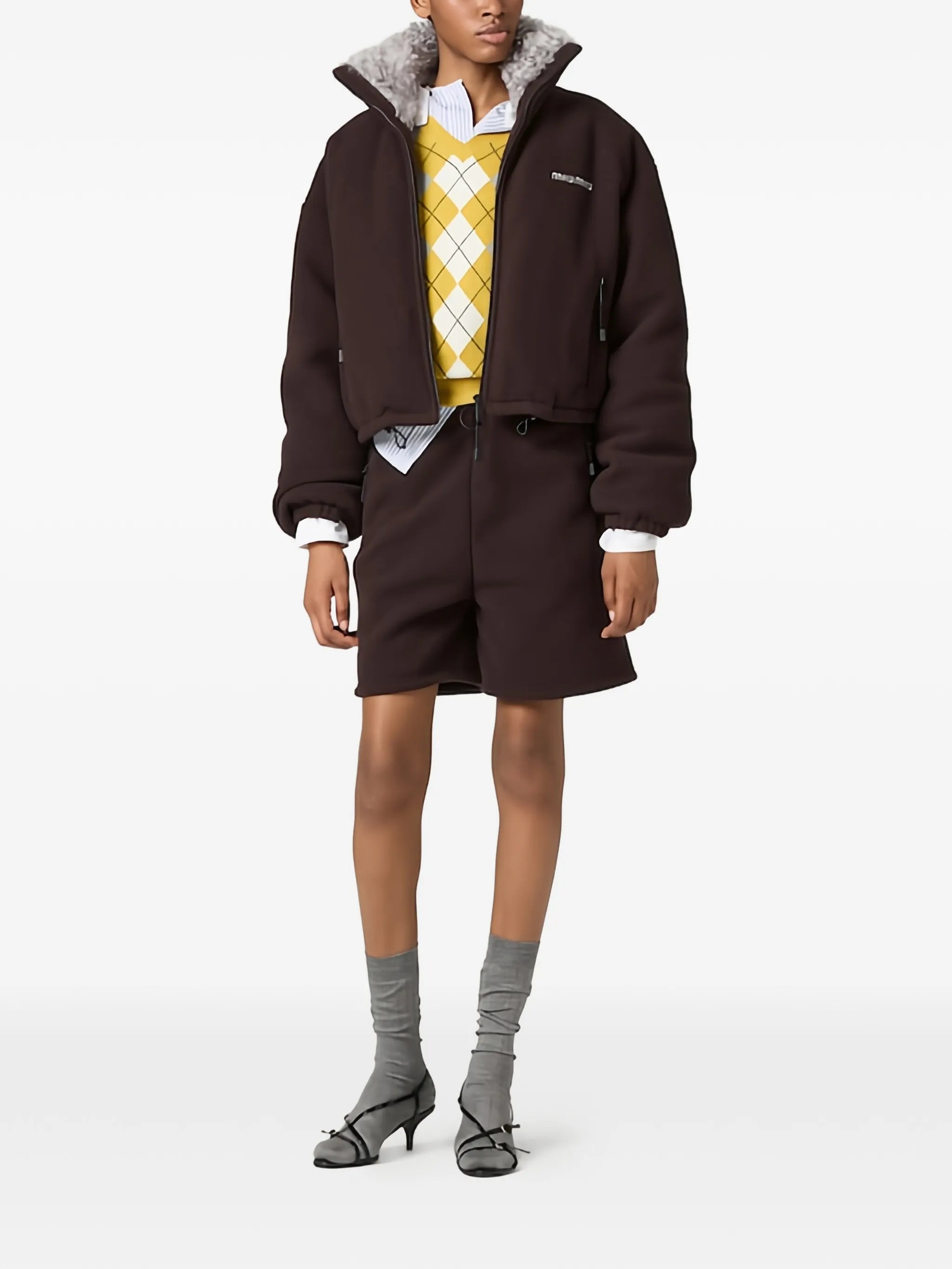 Miu Miu Miu Miu Fleece Down Jacket
