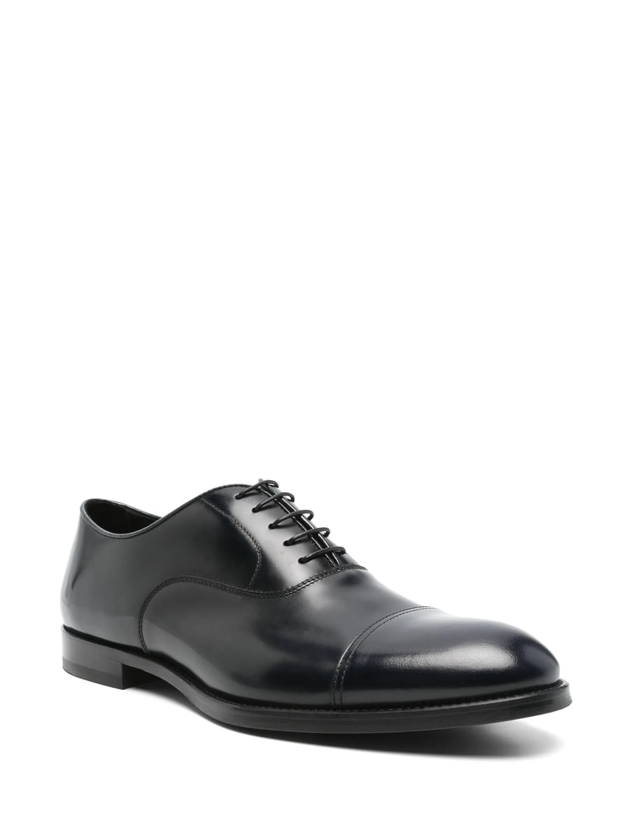 Doucal's Doucal's Leather Oxford Shoes, view 4