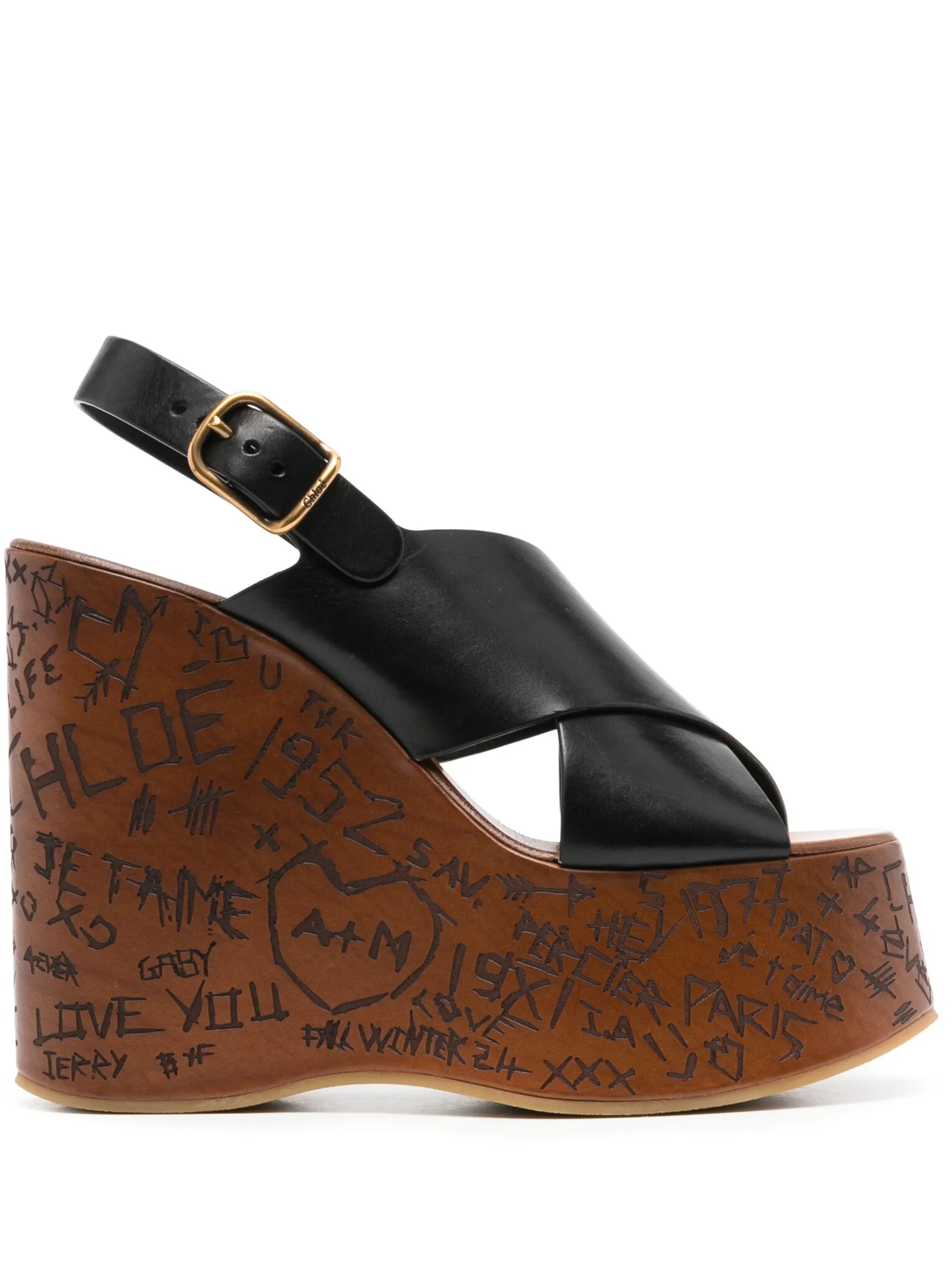 Chloé Chloé Maxime Wedged Sandals