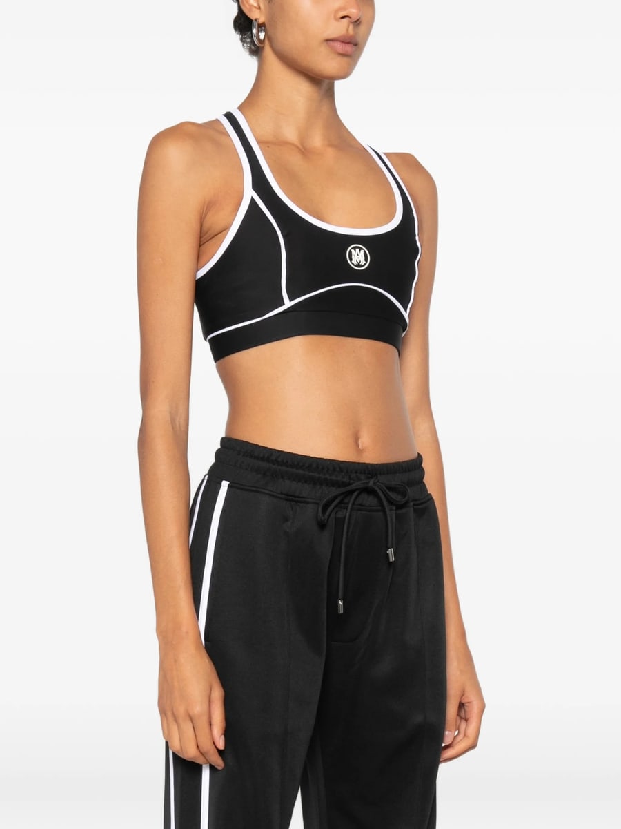 Amiri Amiri Ma Logo-detail Sports Bra, view 4