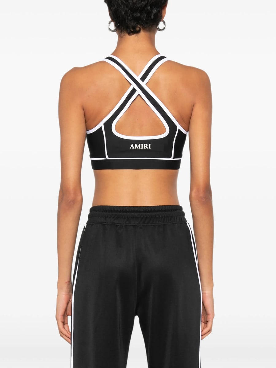 Amiri Amiri Ma Logo-detail Sports Bra, view 5