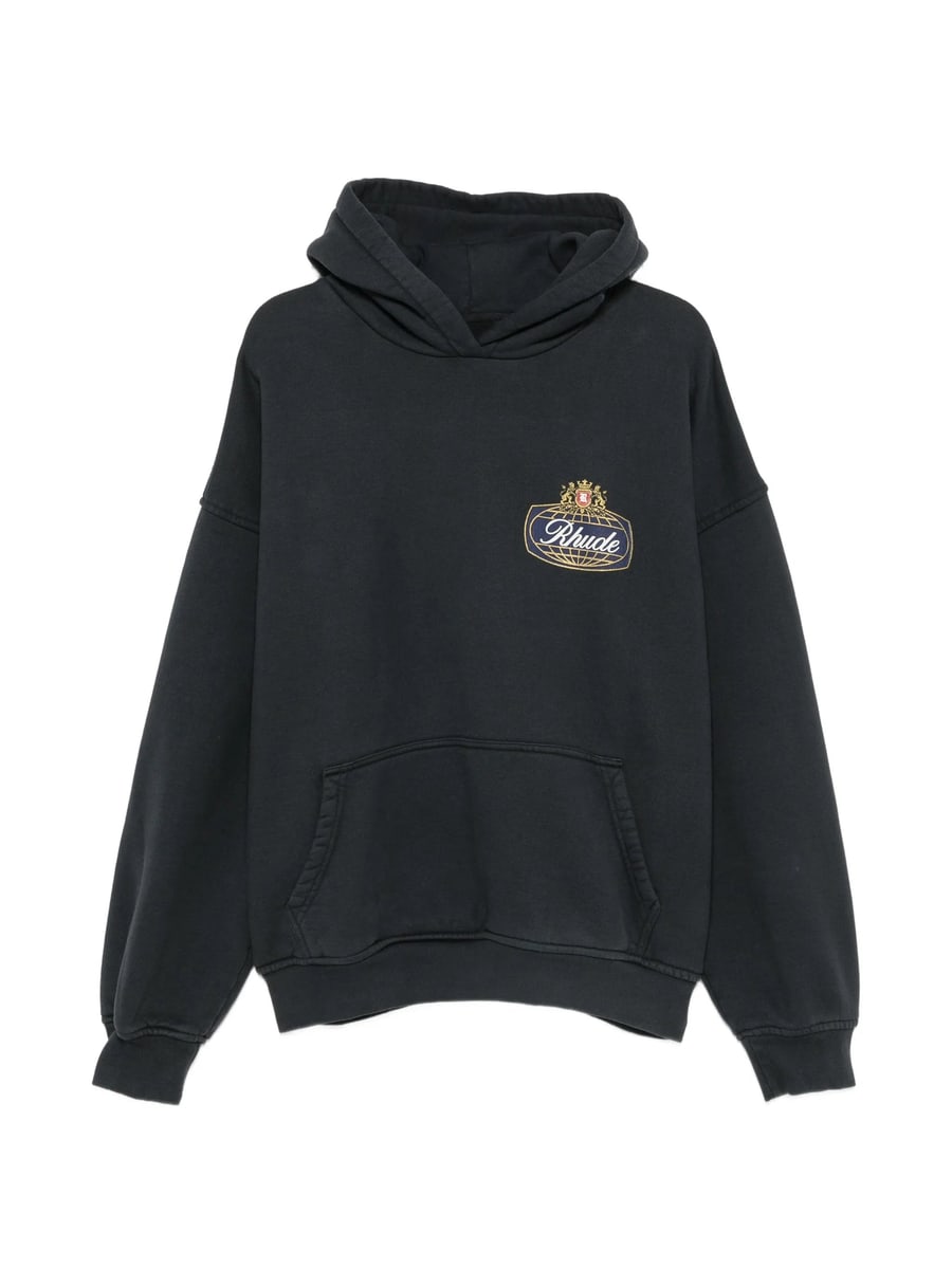 Rhude Rhude Logo-print Cotton Hoodie