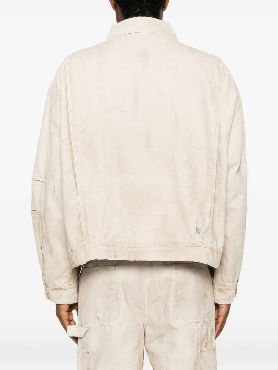 Cole Buxton Cole Buxton Distressed Panelled Jacket, view 2