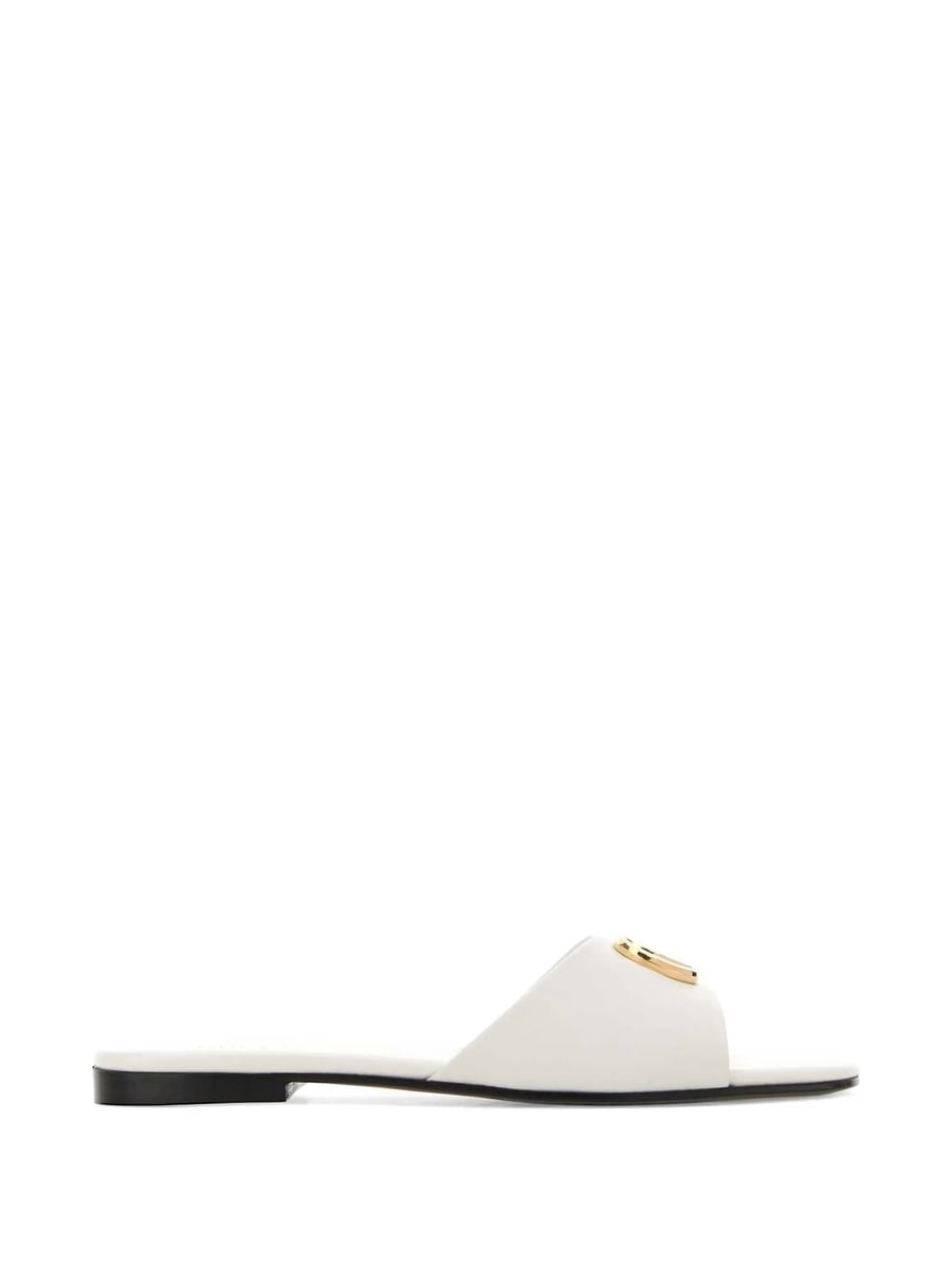 Gucci Gucci Double G Leather Sandals