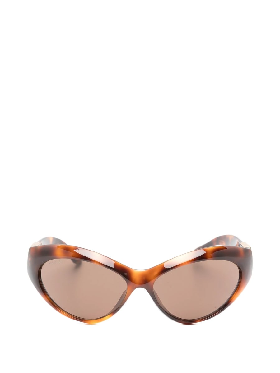 Gucci Gucci Tortoiseshell-effect Cat-eye Sunglasses