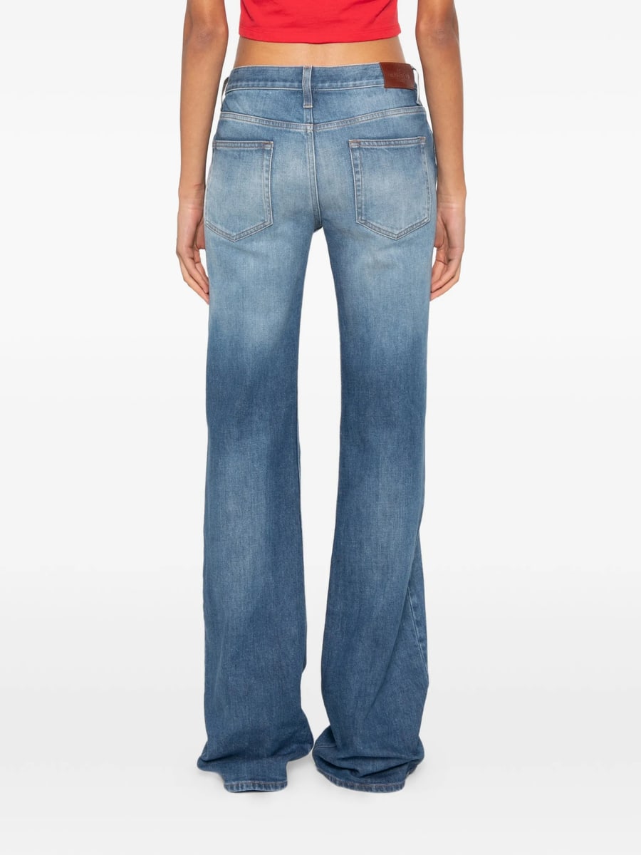 Gucci Gucci Horsebit Flared Jeans, view 5