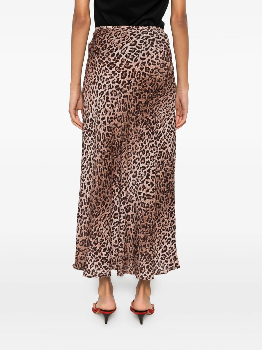 Rixo Rixo Kelly Leopard-print Maxi Skirt, view 2