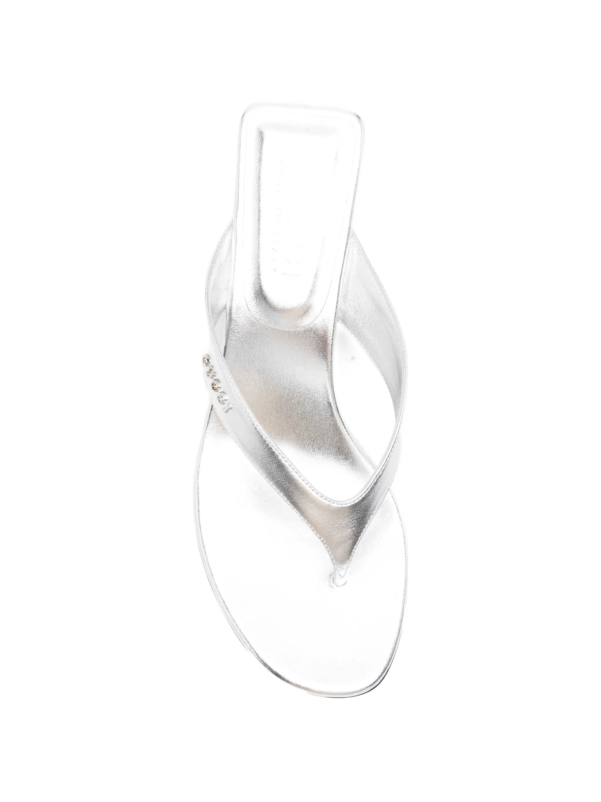 Gucci Gucci Logo-lettering Thong-strap Sandals, view 2