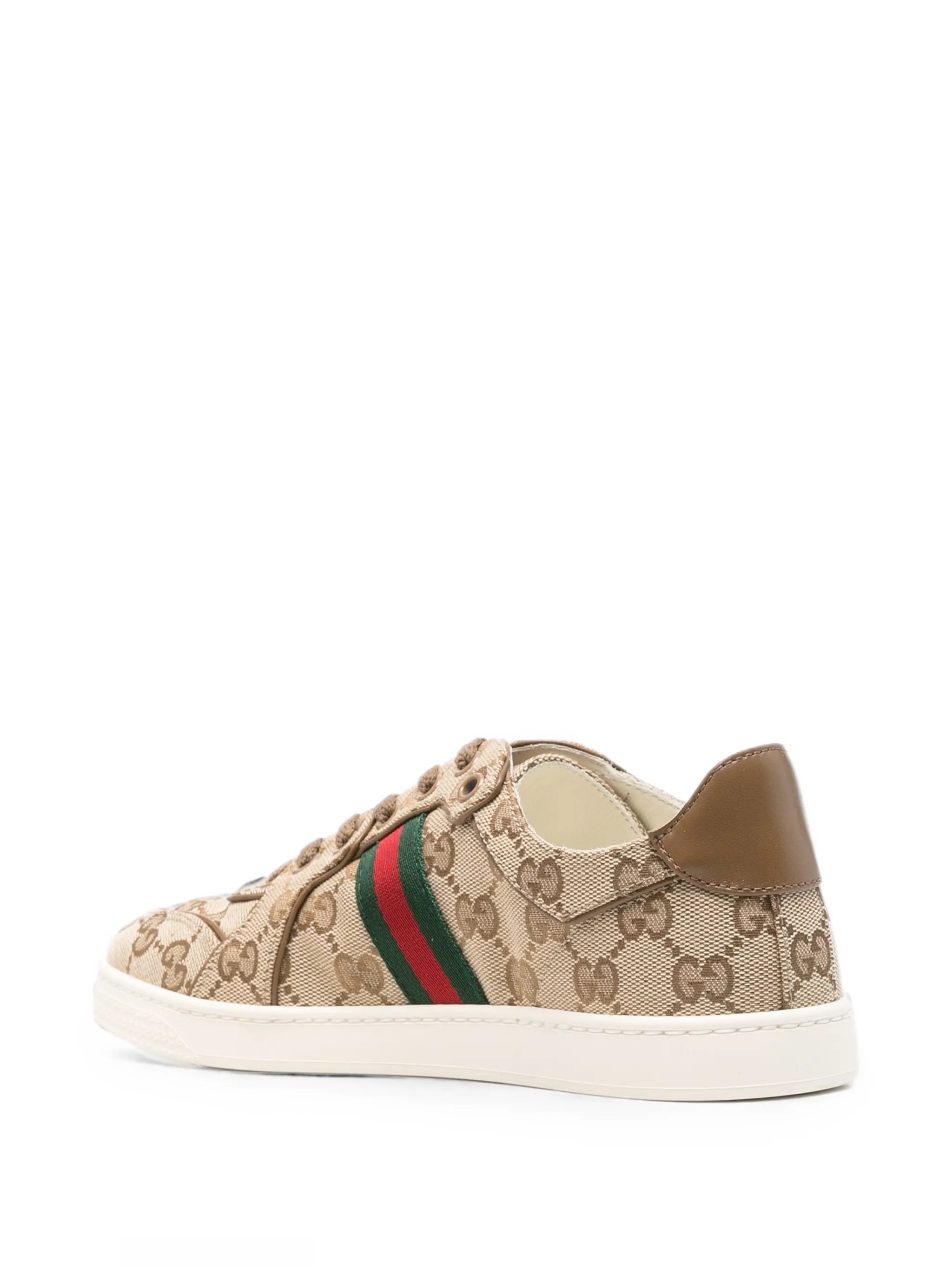 Gucci Gucci GG Supreme Web-stripe Sneakers, view 2