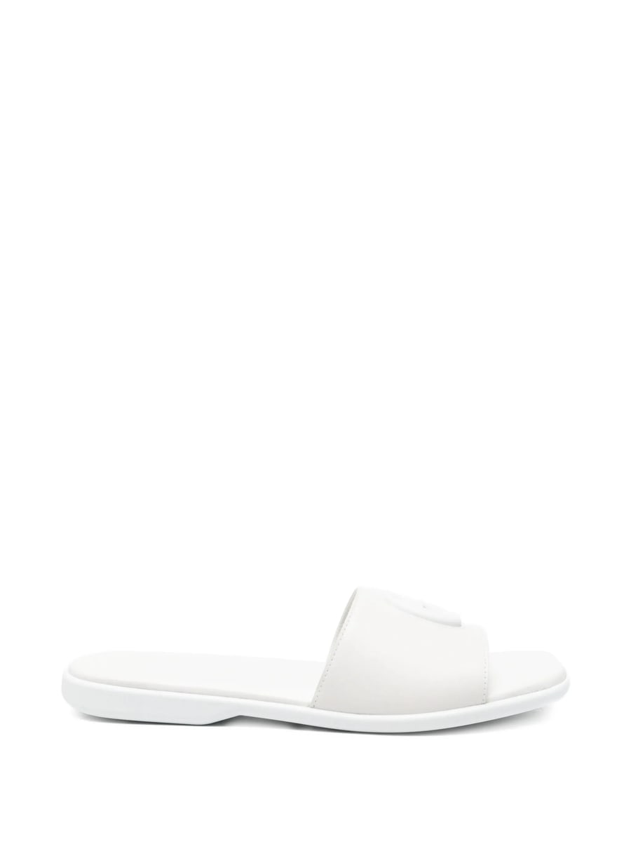 Gucci Gucci Farah Leather Flat Sandals