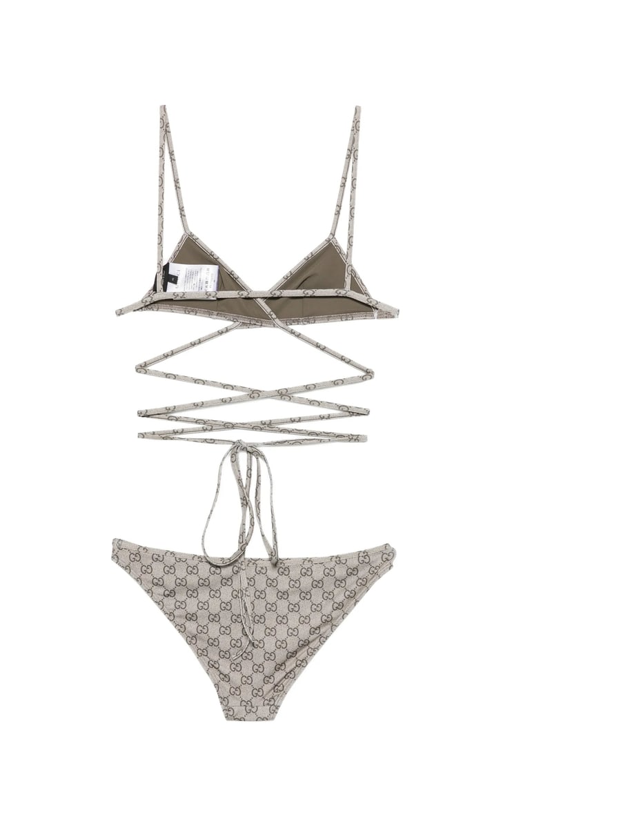 Gucci Gucci GG Supreme Wrap-around Bikini, view 2