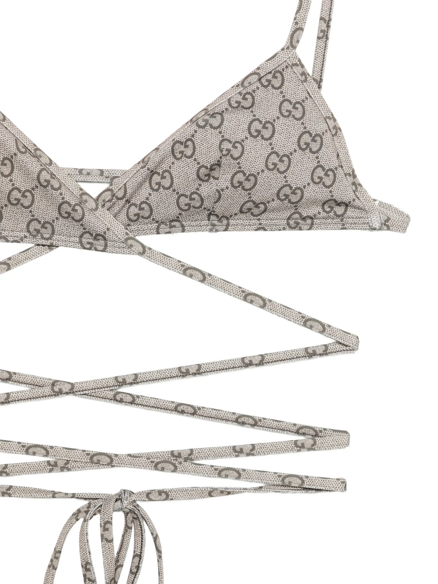 Gucci Gucci GG Supreme Wrap-around Bikini, view 3