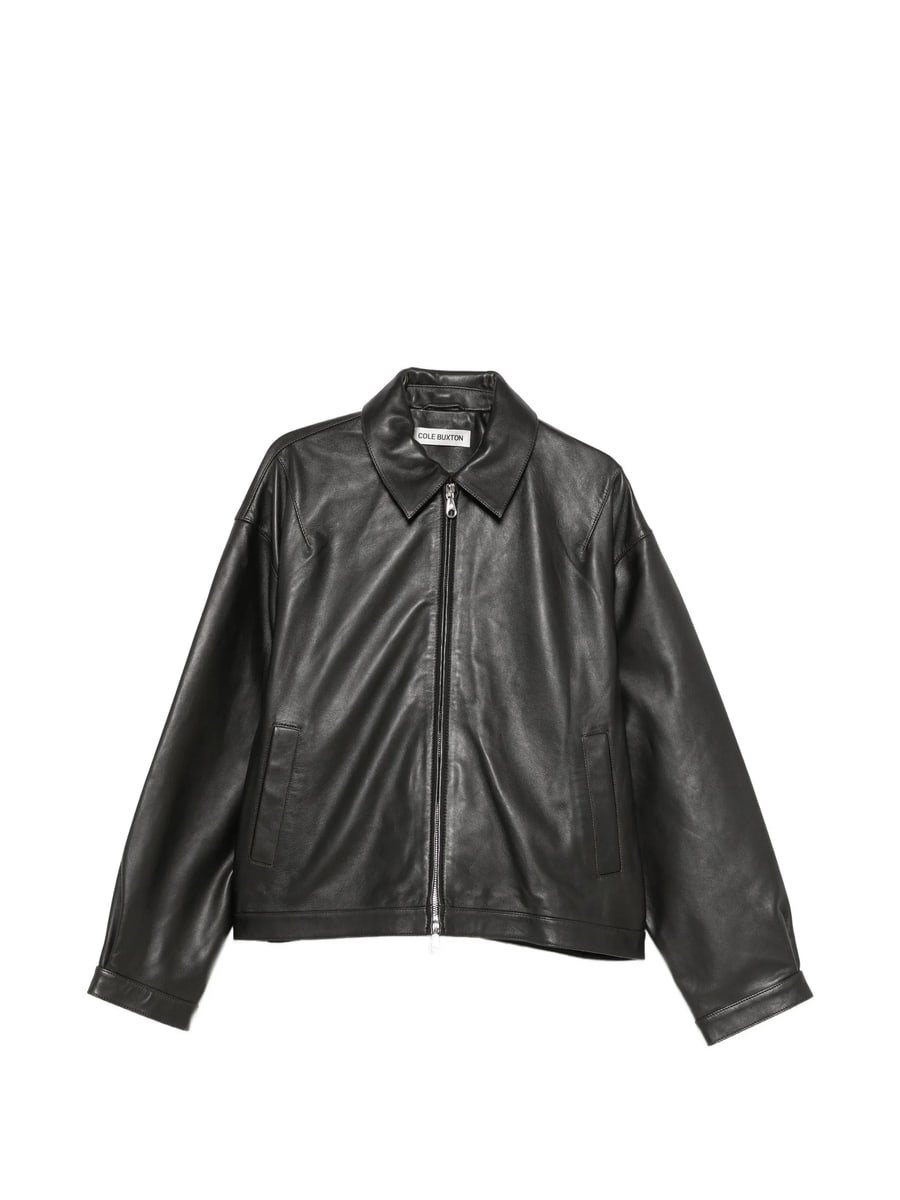 Cole Buxton Cole Buxton Leather Zip-up Jacket