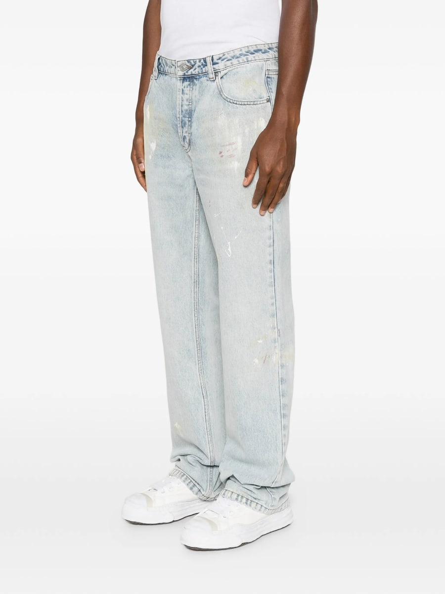Cole Buxton Cole Buxton Paint-splatter Distressed Jeans, view 4