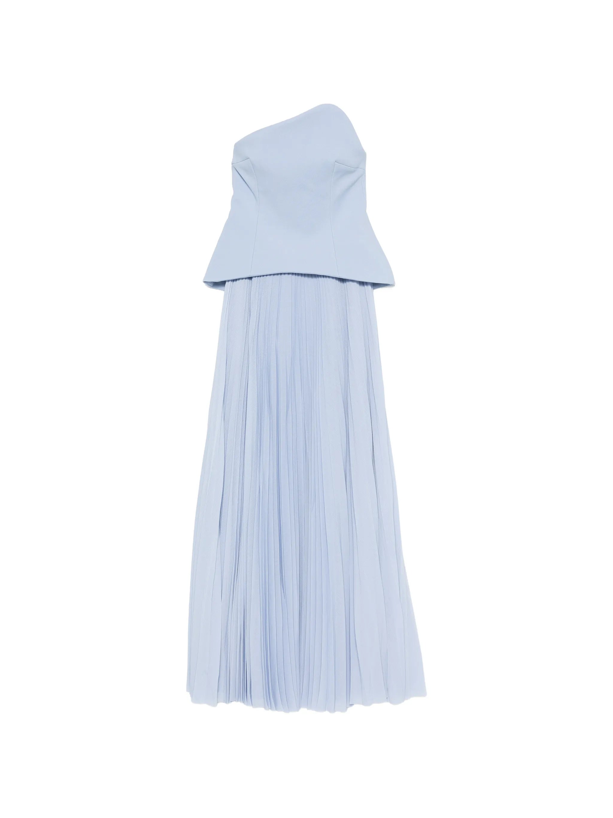 Solace London Solace London Britt Strapless Pleated Maxi Dress