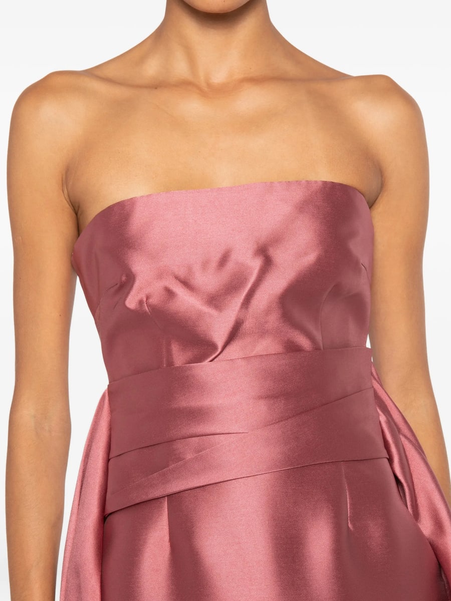 Solace London Solace London Strapless Draped-panel Maxi Dress, view 5