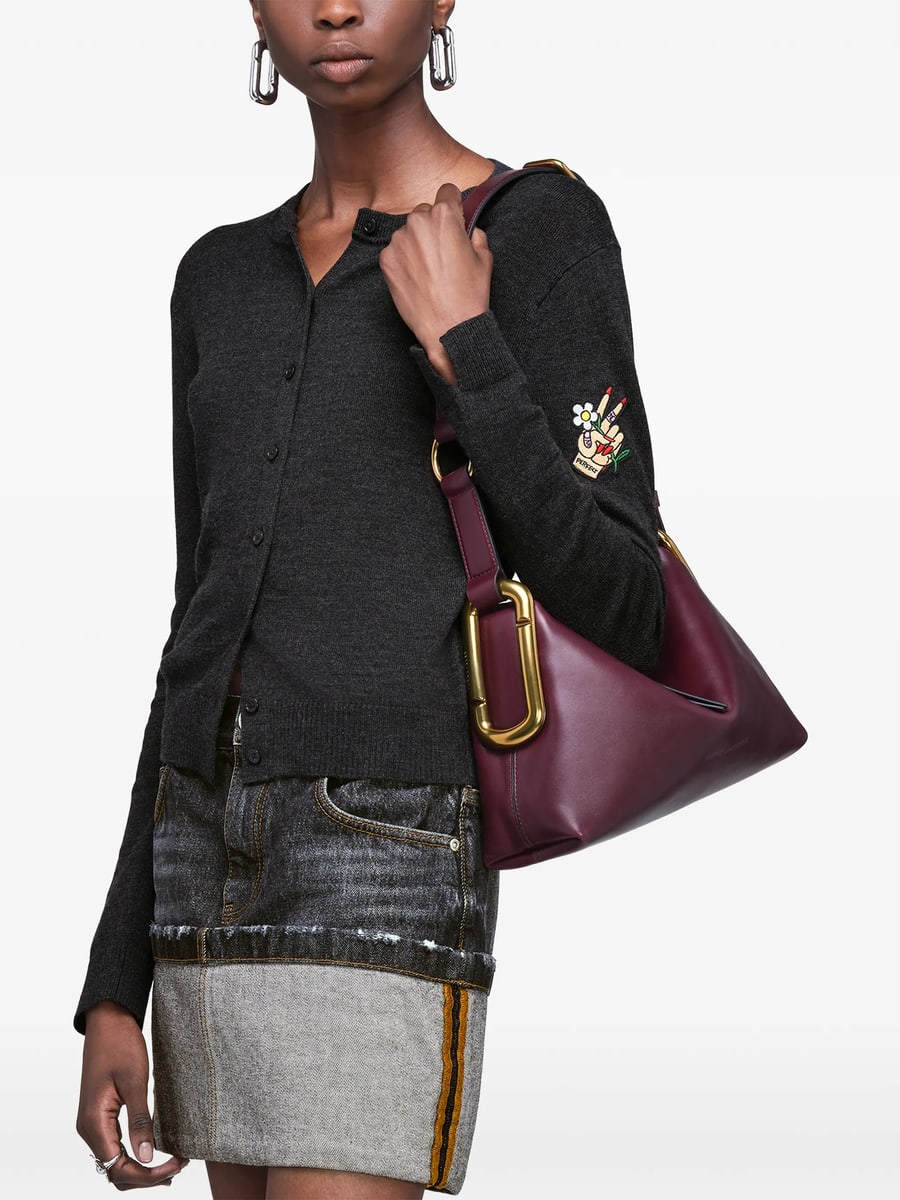 Marc Jacobs Marc Jacobs Leather Shoulder Bag, view 6