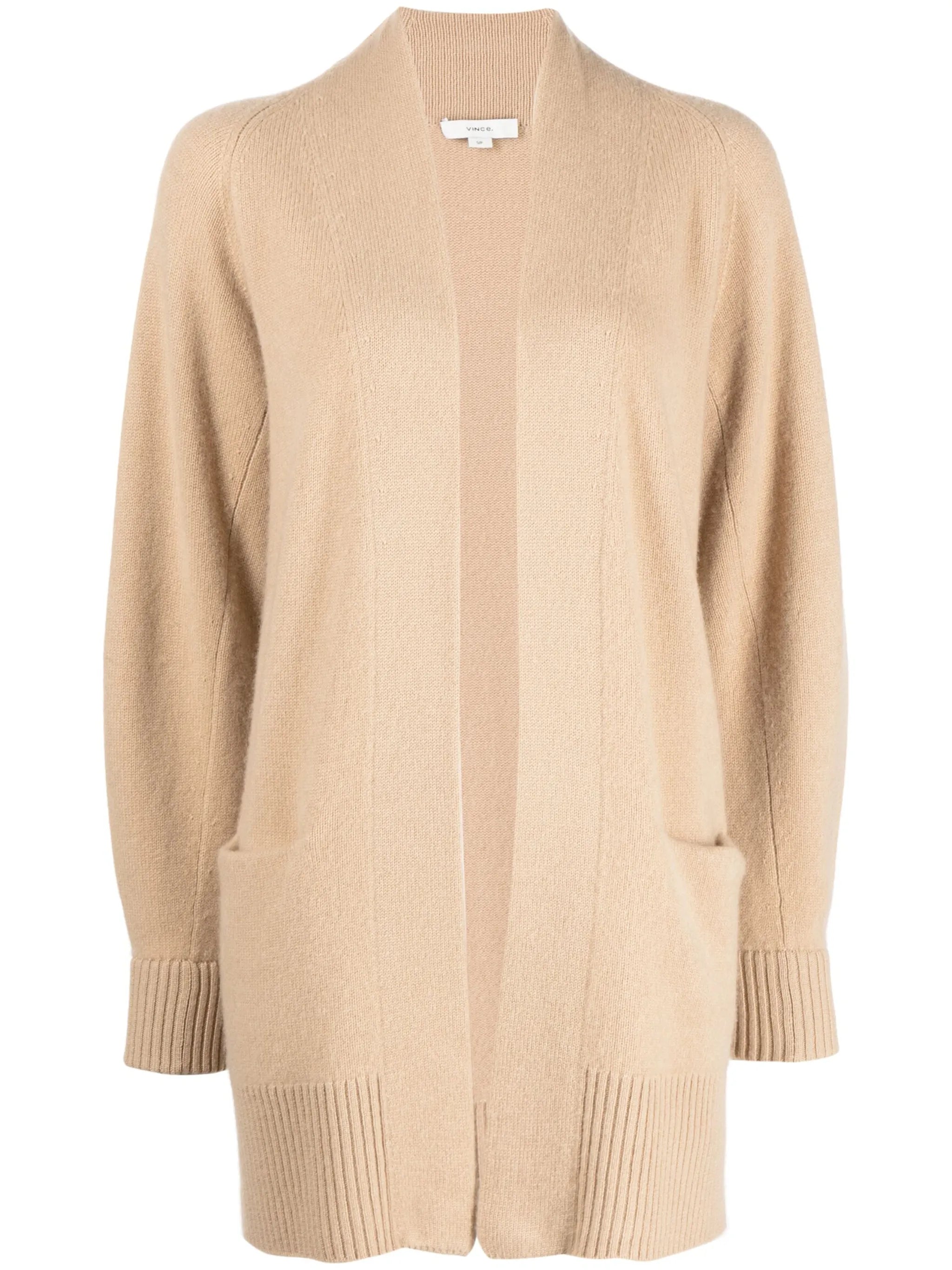 Vince Vince Ribbed-trim Cashmere Cardigan