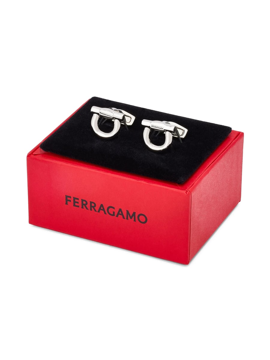 Ferragamo Ferragamo Gancini Cufflinks, view 2