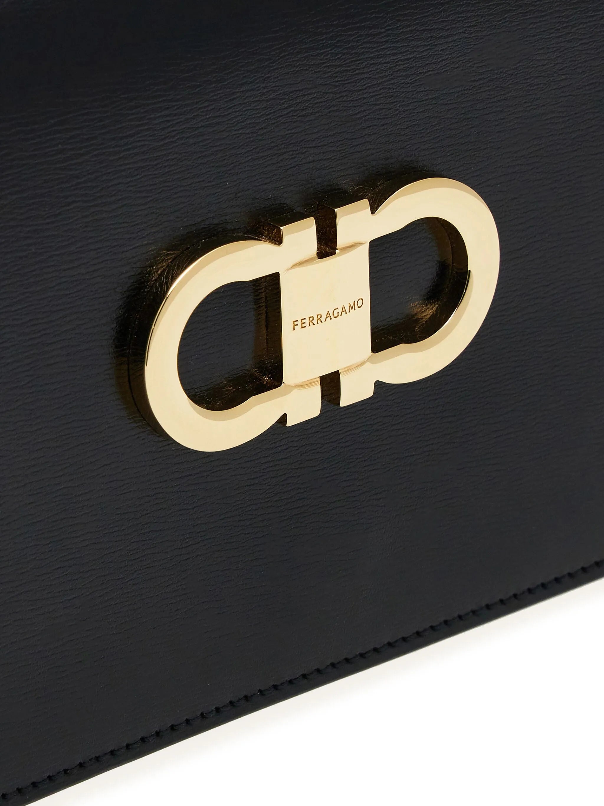 Ferragamo Ferragamo Double Gancini Mini Shoulder Bag, view 2