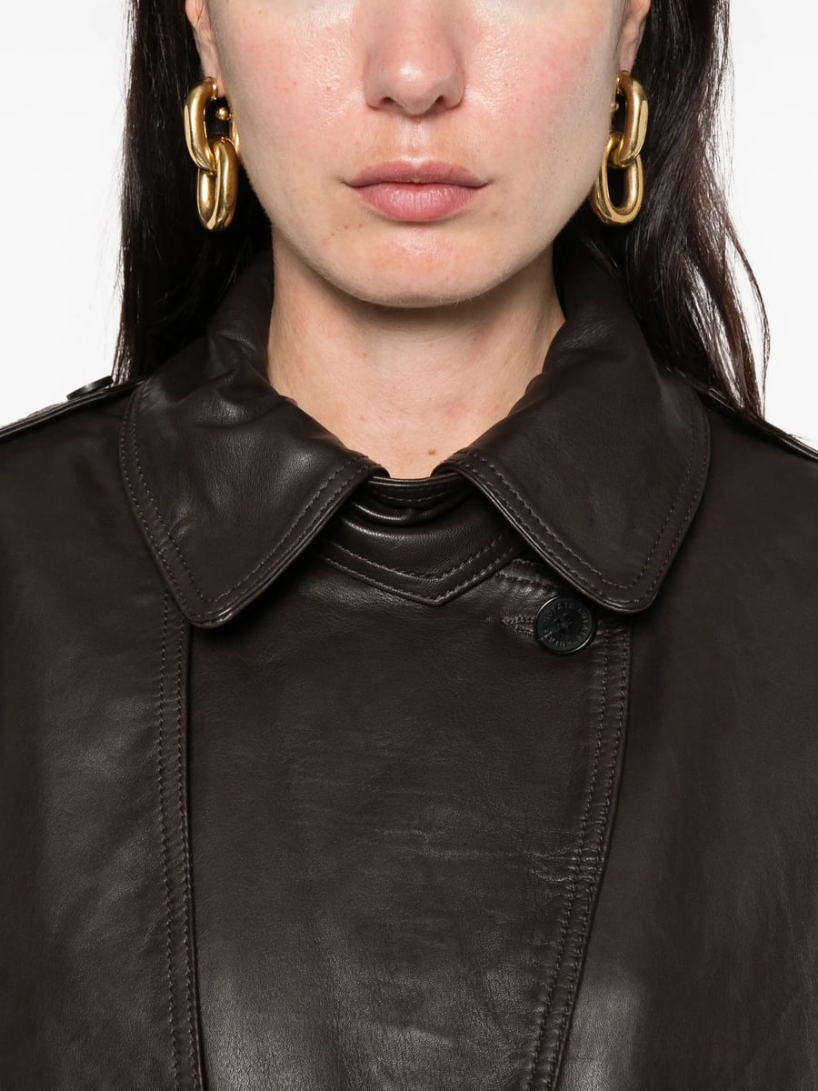 Rotate Rotate Leather Jacket, view 4