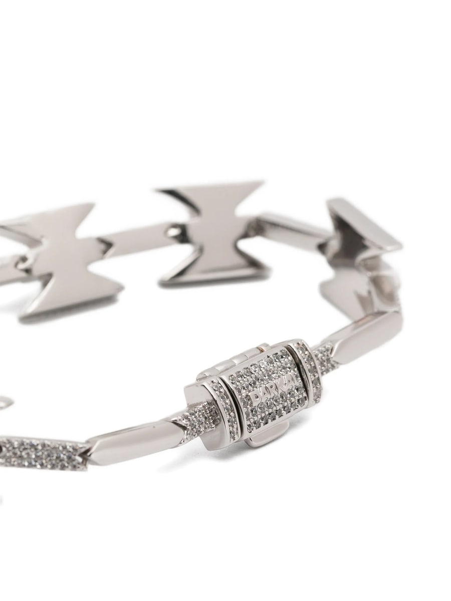 Darkai Darkai Razor Crystal-embellished Wire Bracelet, view 2