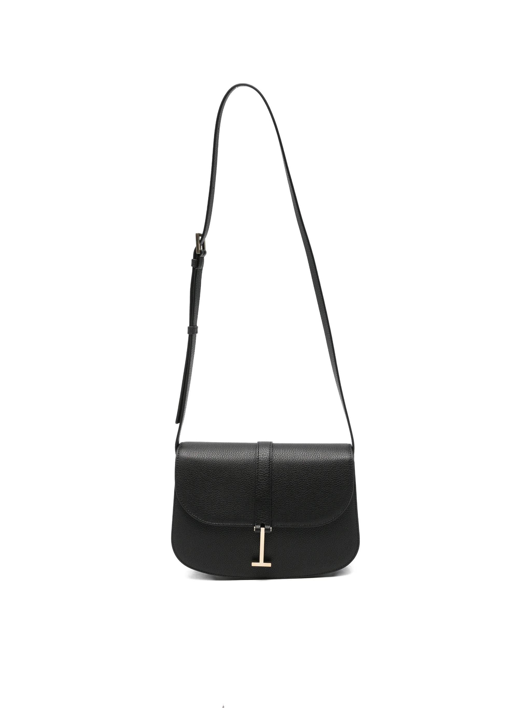 Tom Ford Tom Ford T-clasp Grained Leather Shoulder Bag