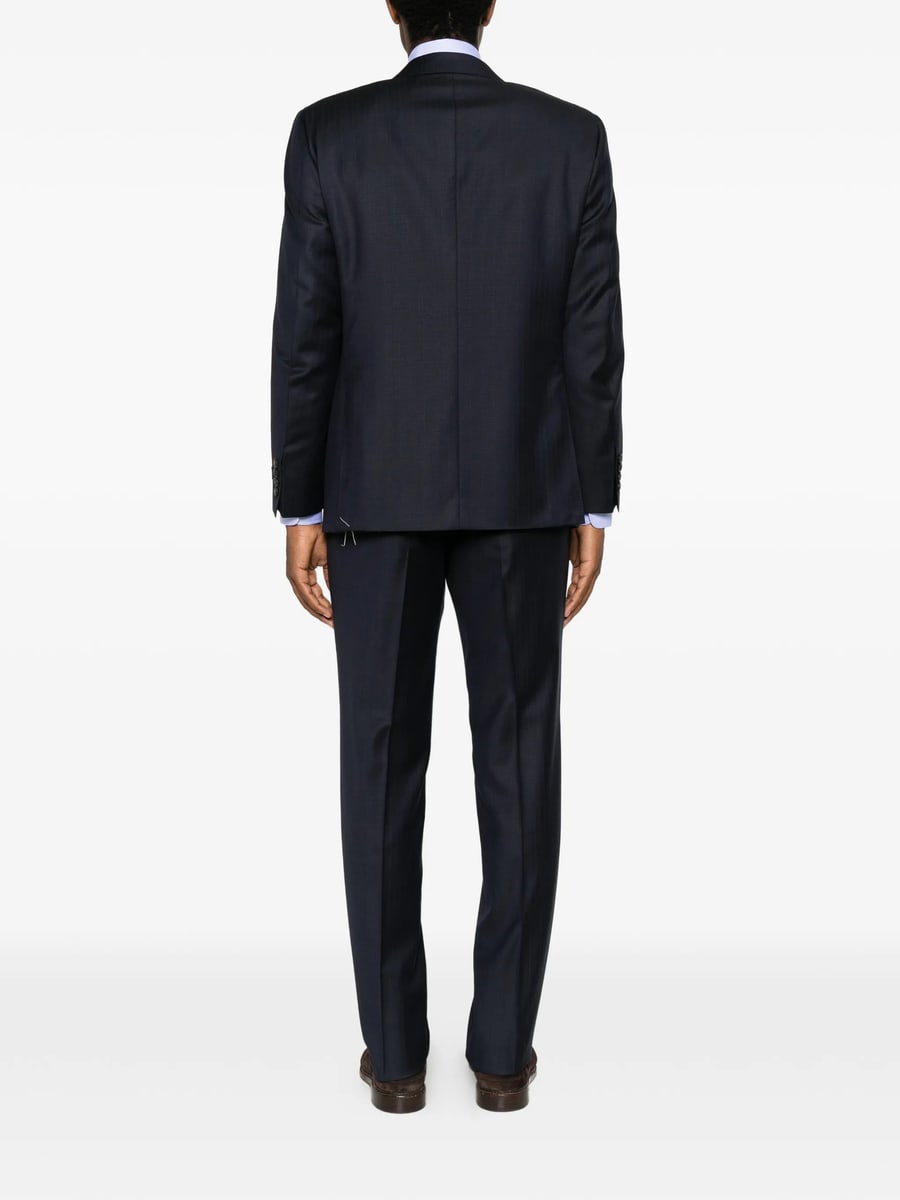 Canali Canali Pinstripe-pattern Single-breasted Suit, view 3