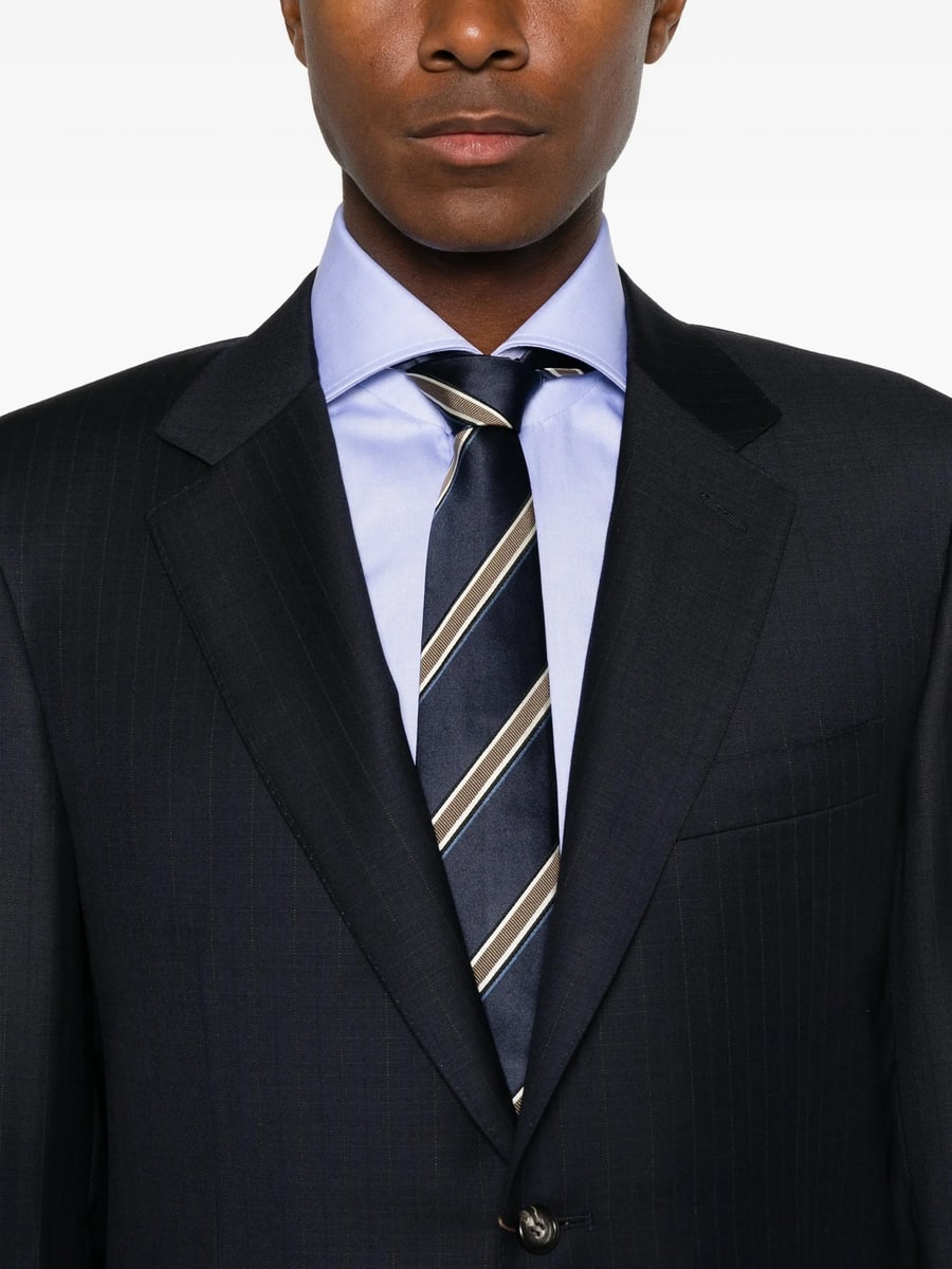 Canali Canali Pinstripe-pattern Single-breasted Suit, view 4