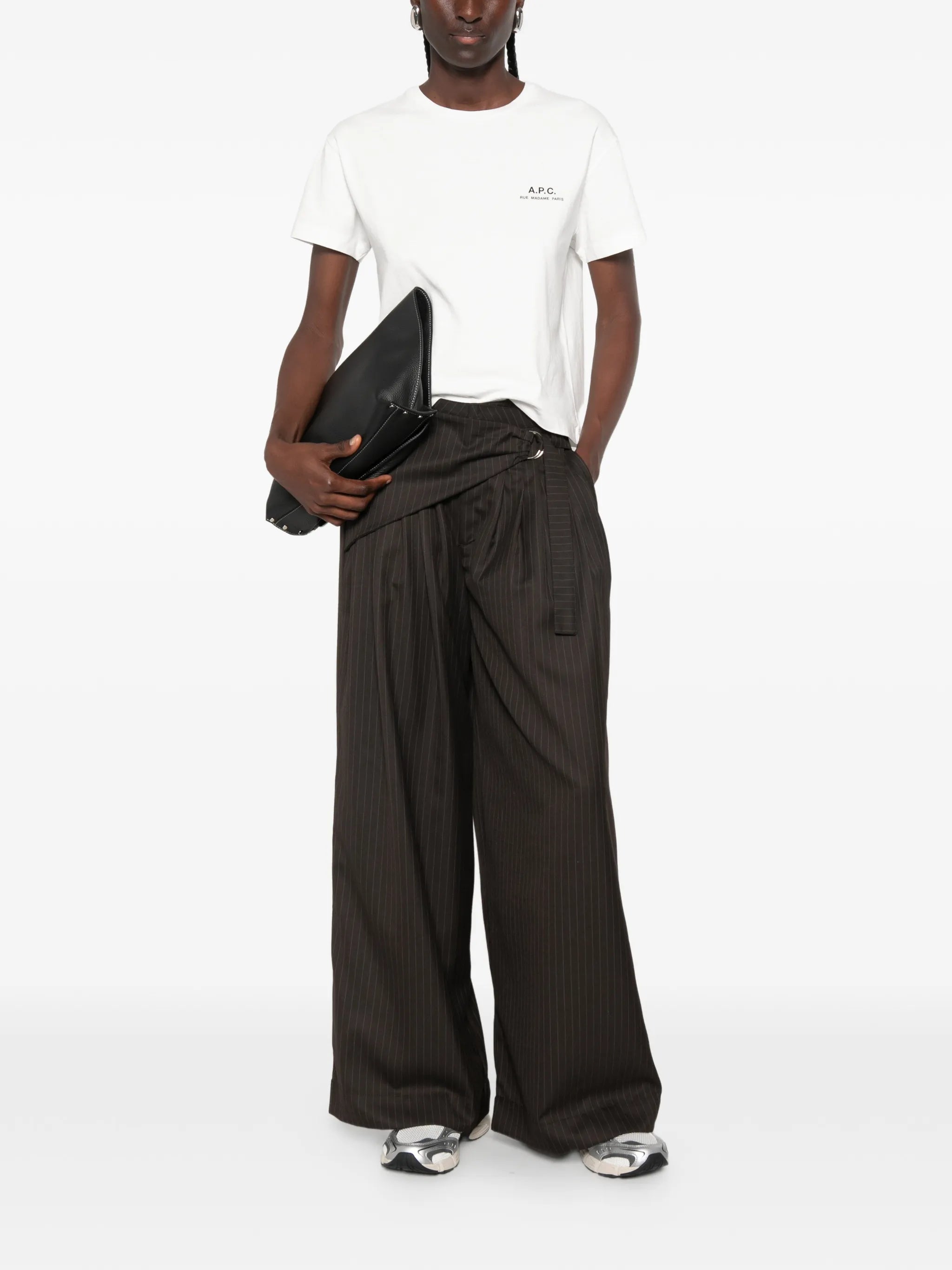 A.P.C. A.p.c. Logo-print Short-sleeve Cotton T-shirt, view 2