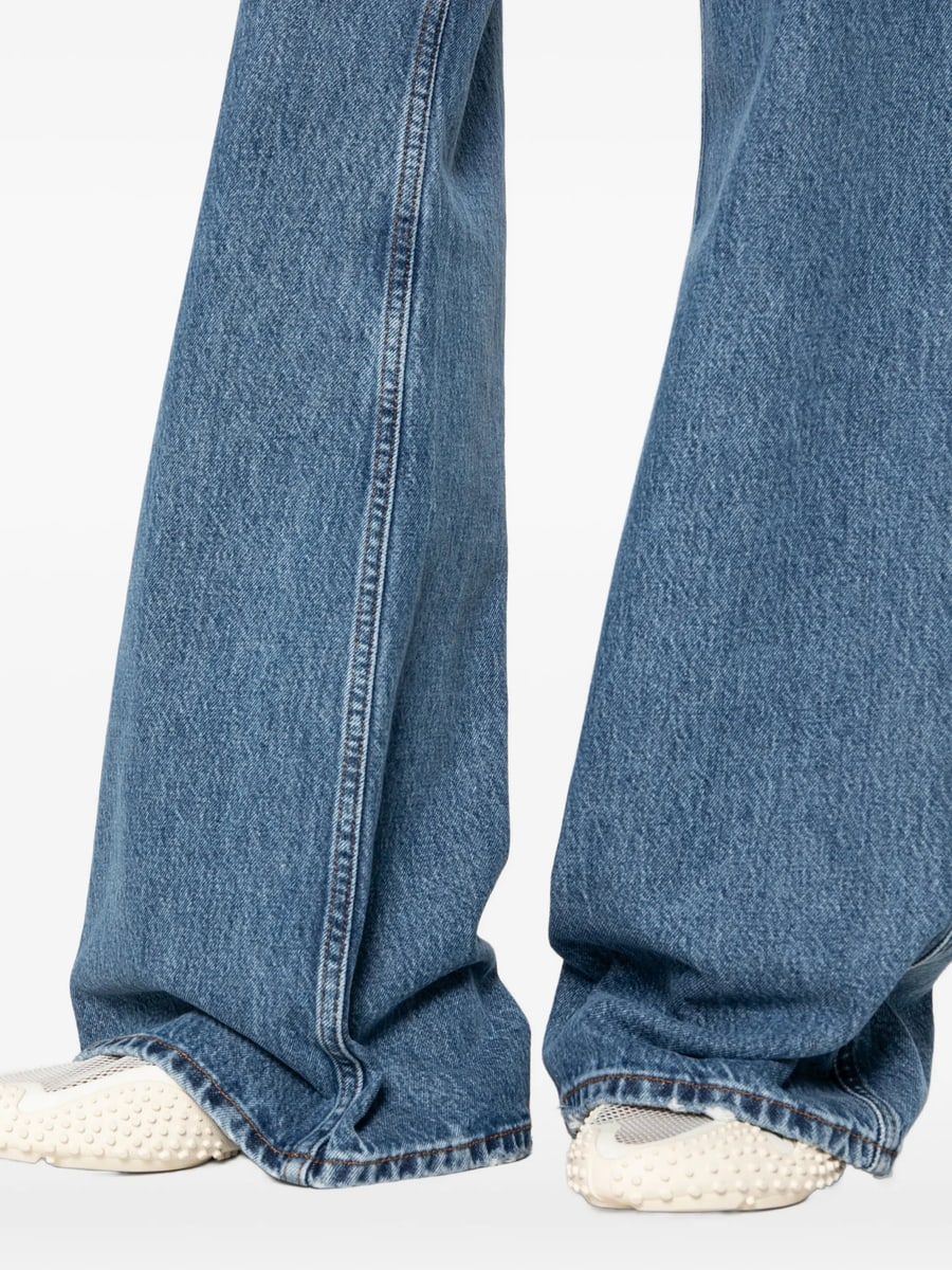 Anine Bing Anine Bing Wyatt Wide-leg Jeans, view 4