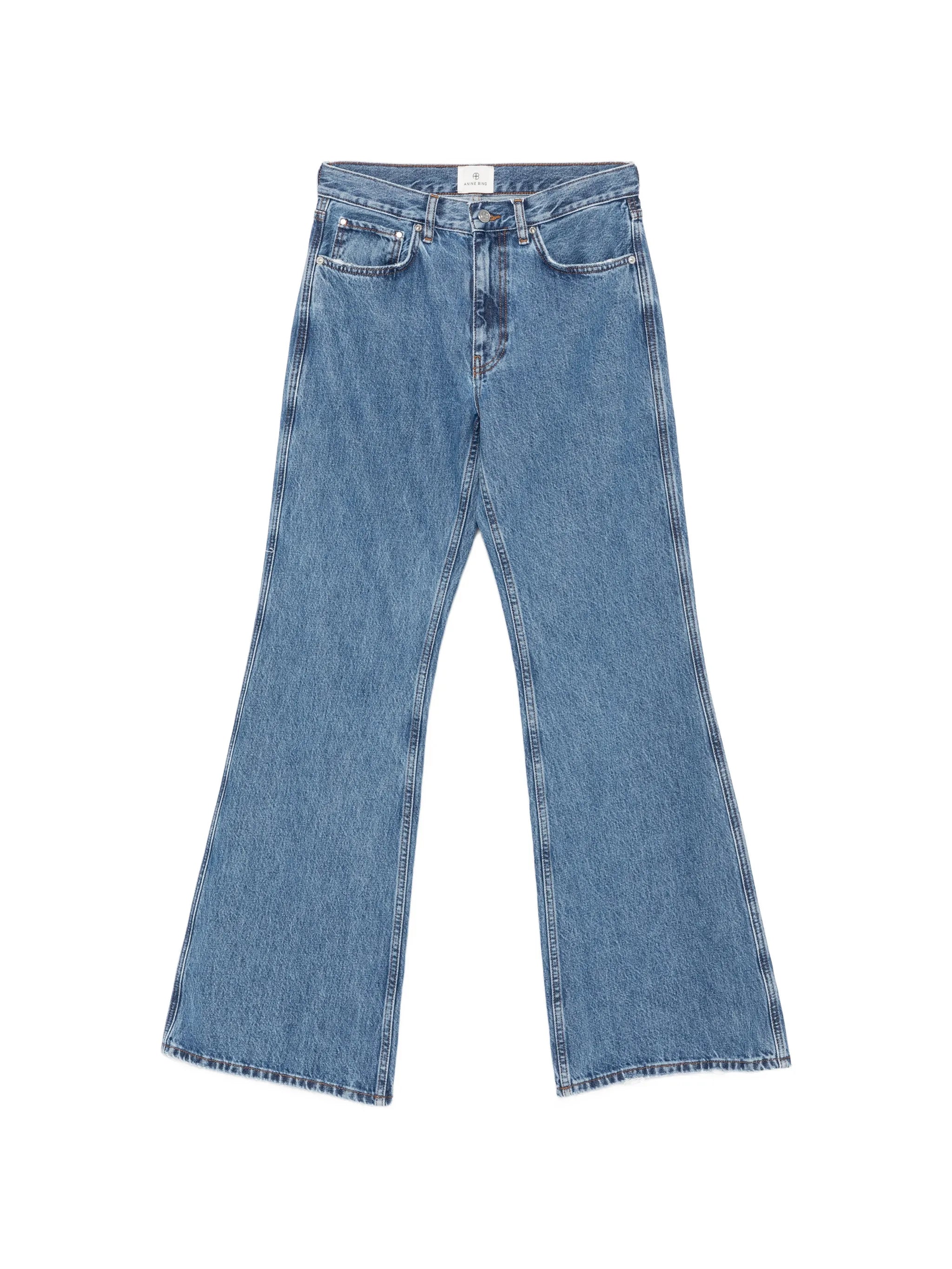 Anine Bing Anine Bing Wyatt Wide-leg Jeans