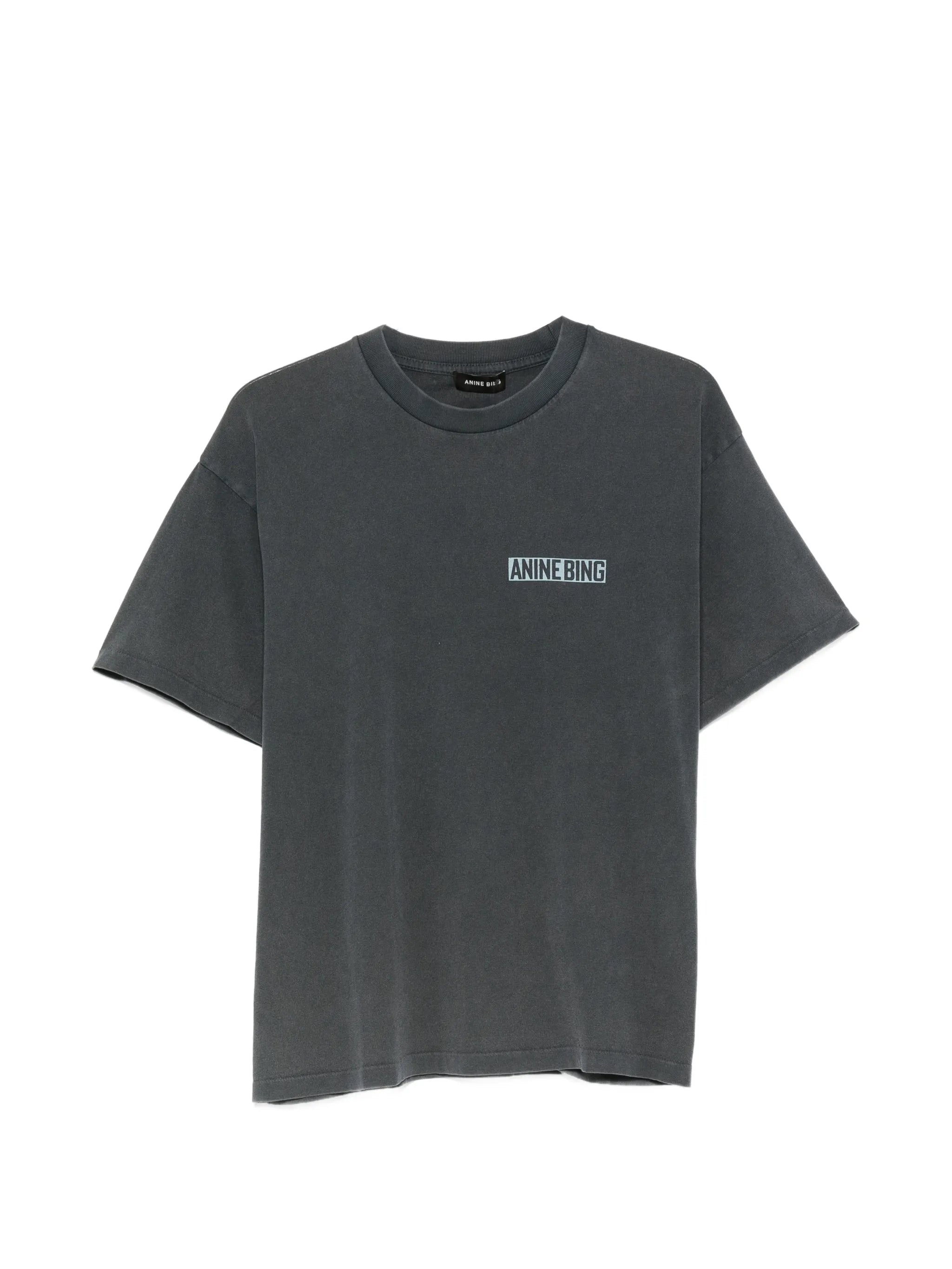 Anine Bing Anine Bing Cade Logo-print Cotton T-shirt