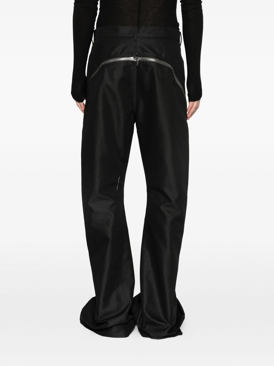 Rick Owens Rick Owens Bolan Banana Zip-detail Trousers, view 2