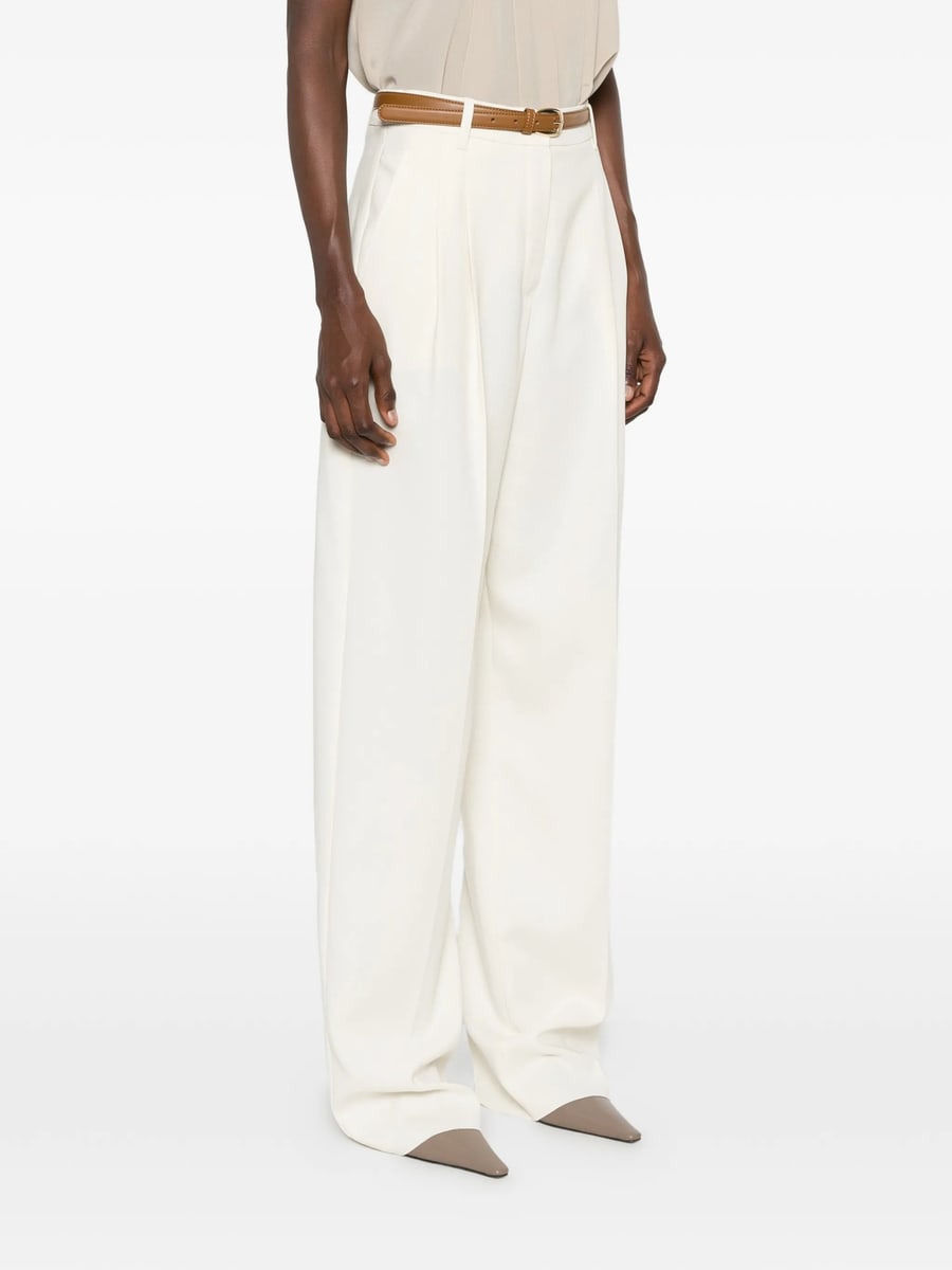 Max Mara Studio Max Mara Studio Adunco Pleated Pressed-crease Trousers, view 3