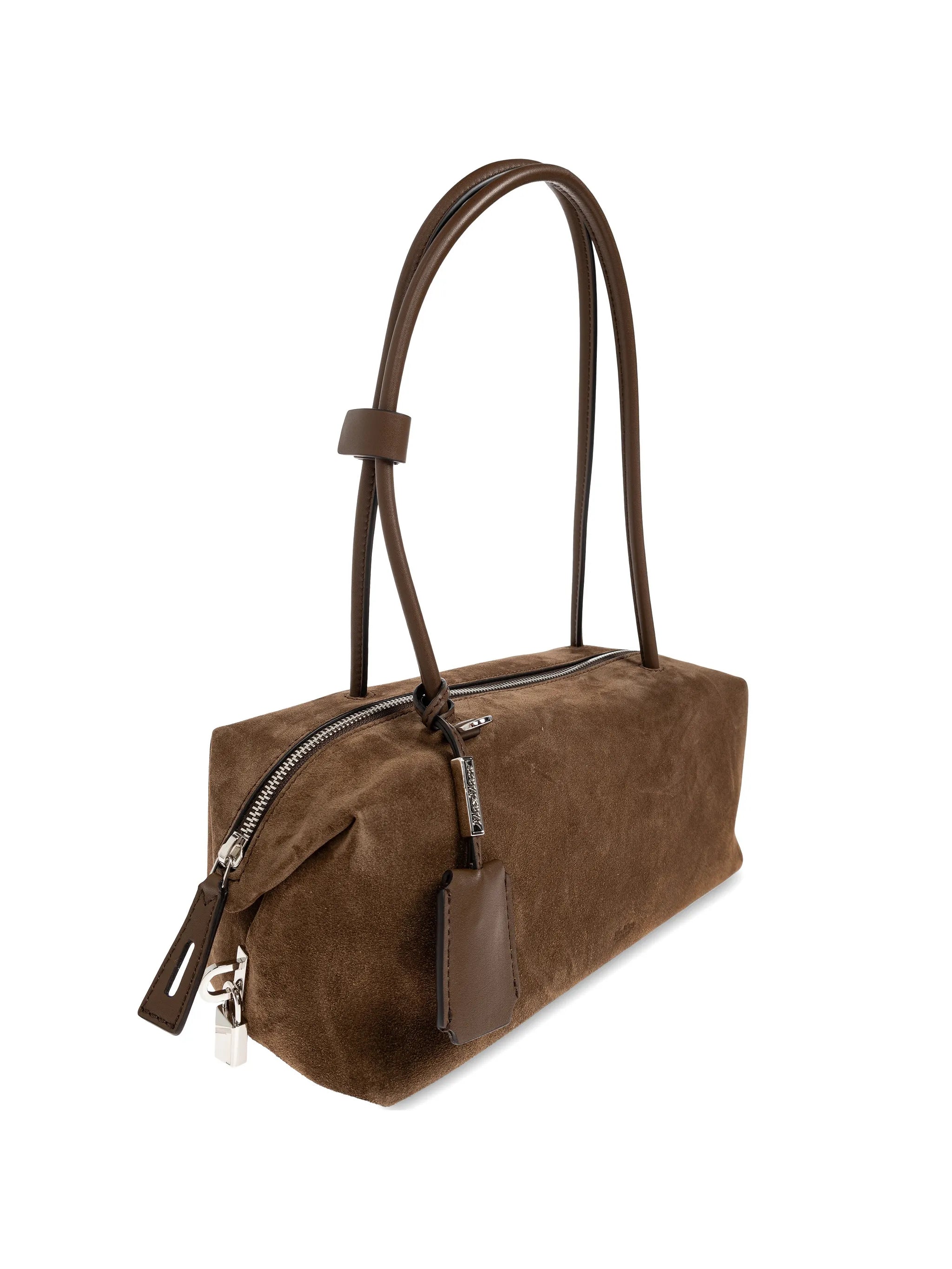 Max Mara Max Mara Holdallsling Suede Shoulder Bag