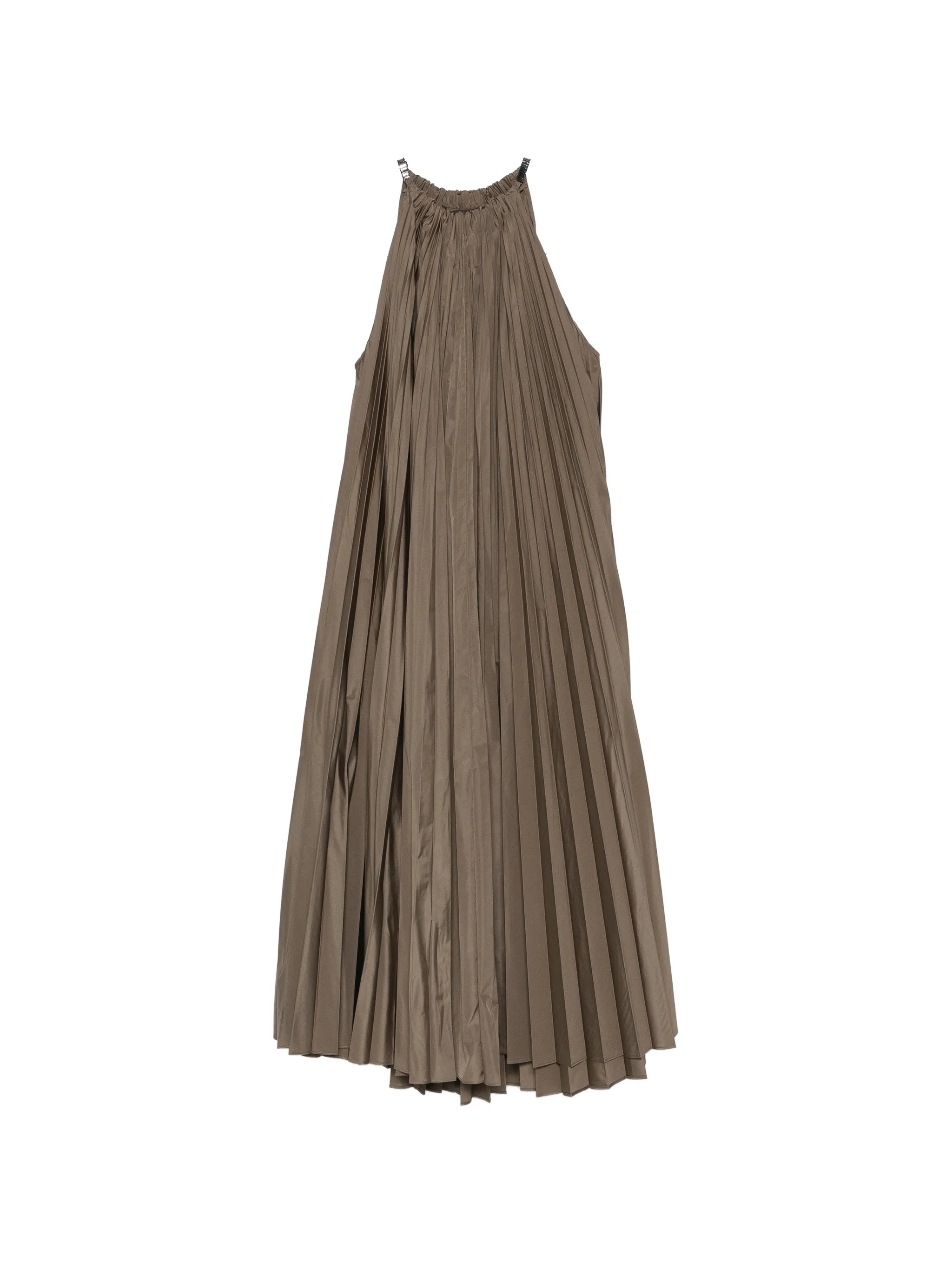 Max Mara Pianoforte Max Mara Pianoforte Pleated Halterneck Midi Dress