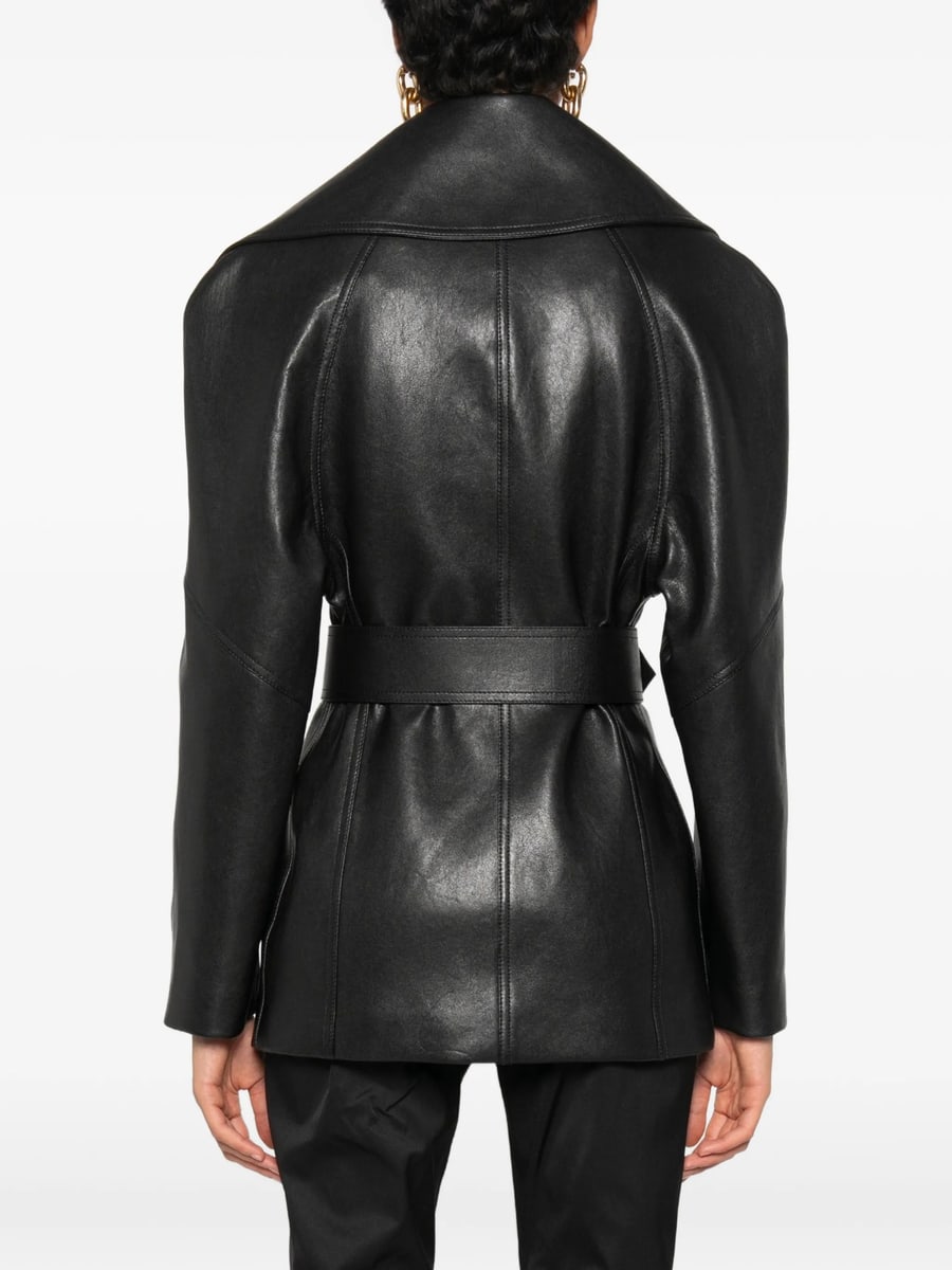 Gucci Gucci Dionysus Belted Jacket, view 2