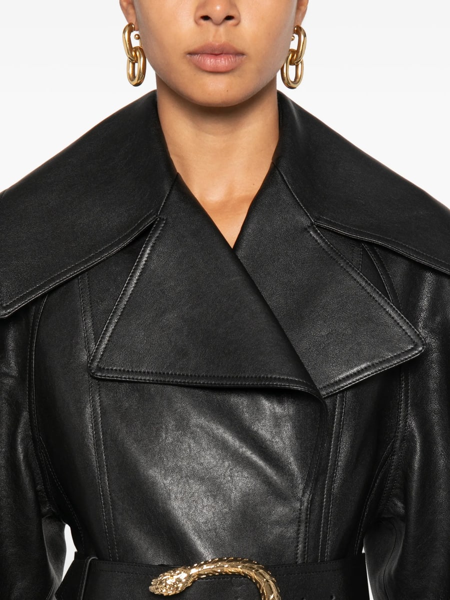 Gucci Gucci Dionysus Belted Jacket, view 3