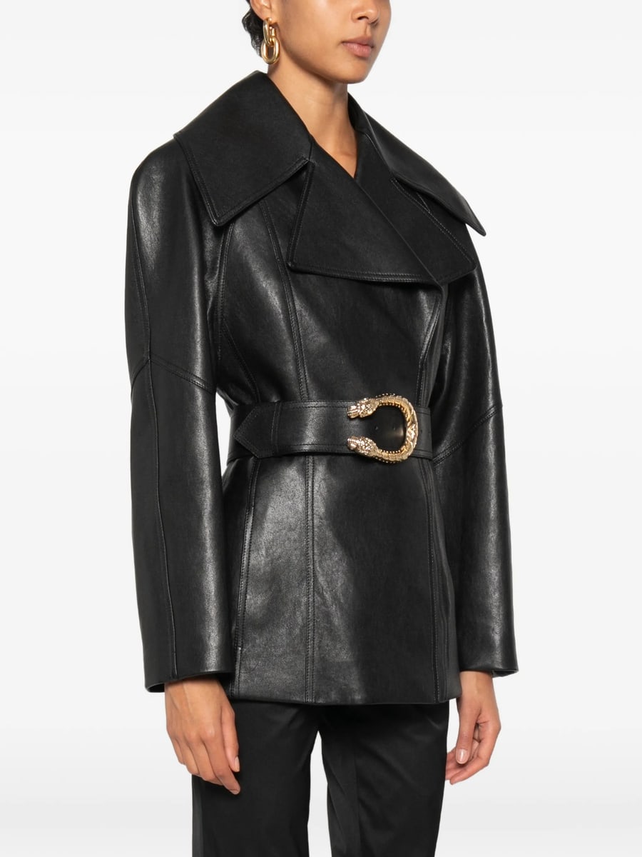 Gucci Gucci Dionysus Belted Jacket, view 4