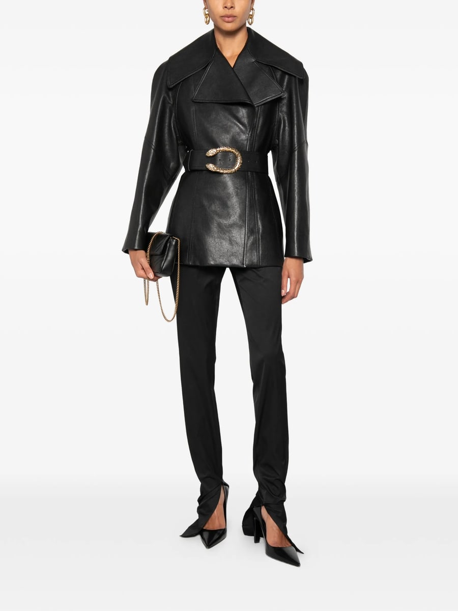 Gucci Gucci Dionysus Belted Jacket, view 6