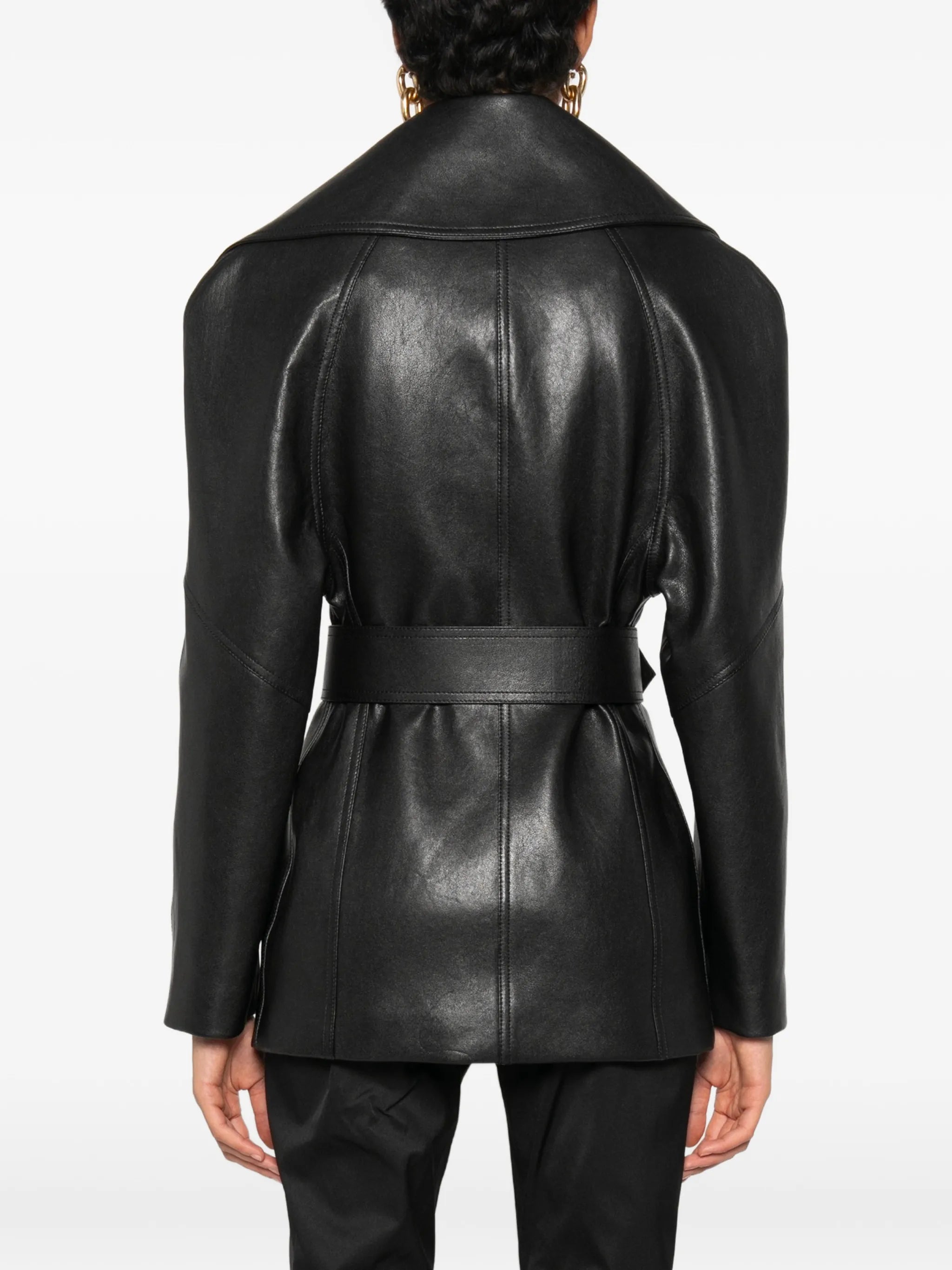 Gucci Gucci Dionysus Belted Jacket, view 2