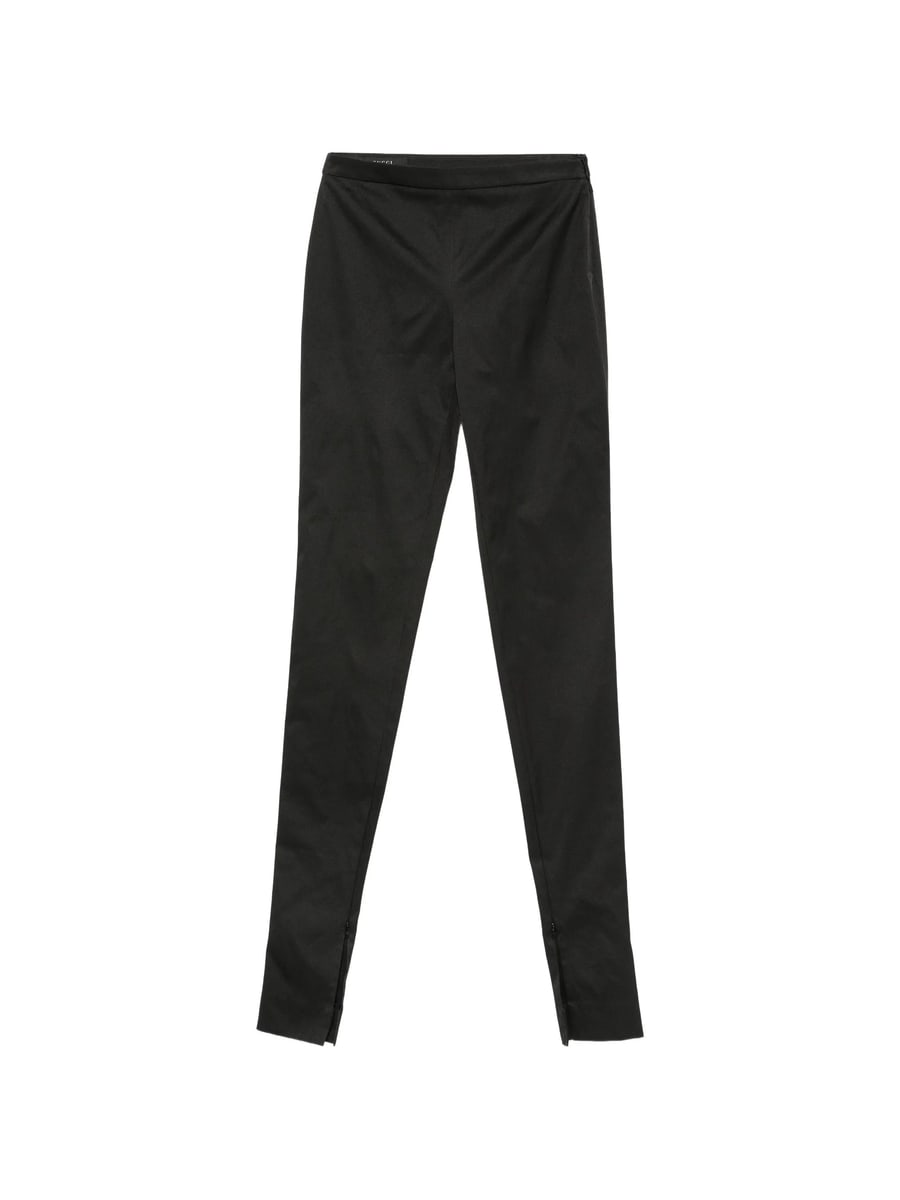 Gucci Gucci Zip-detail Satin-finish Trousers