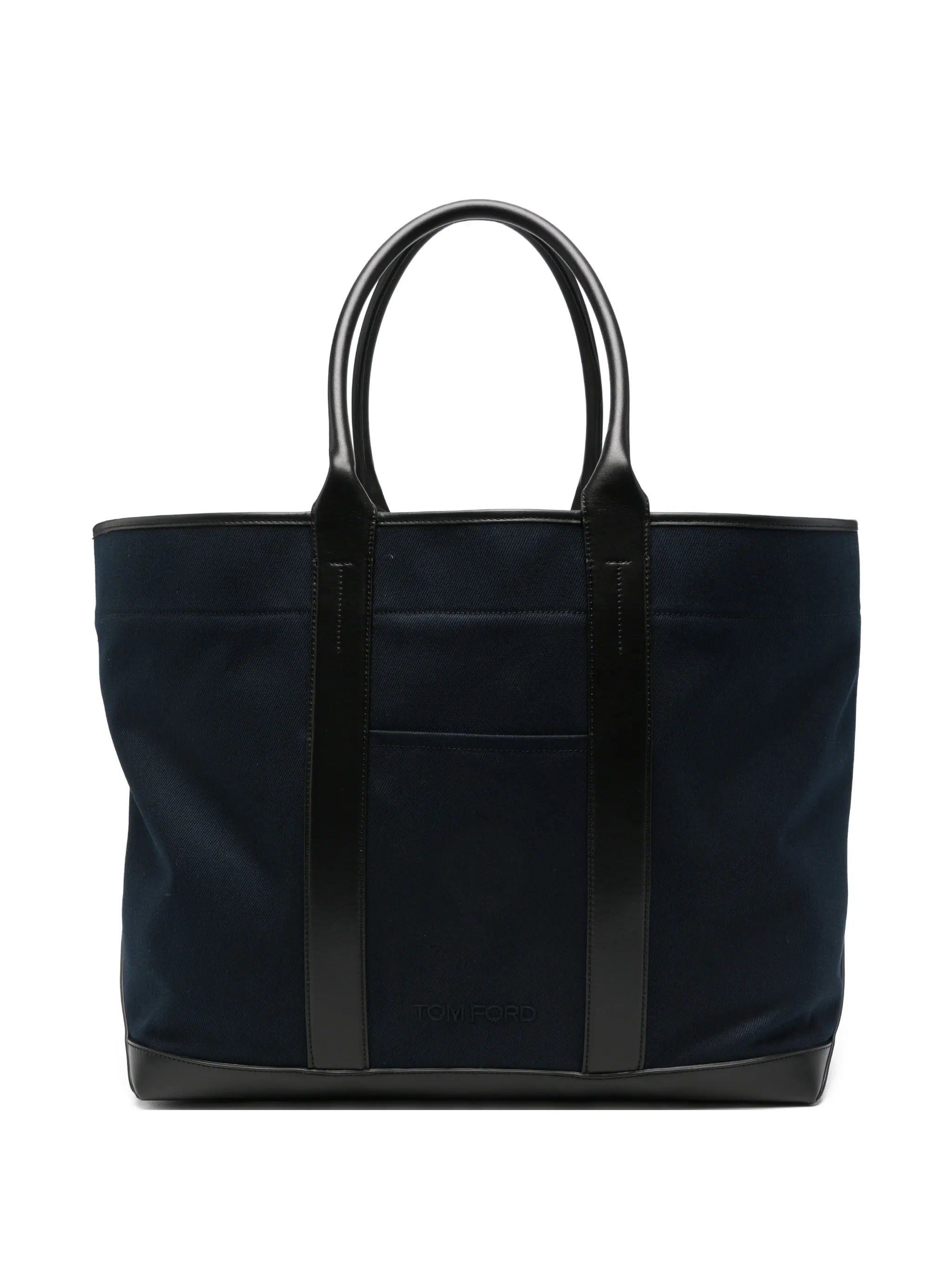 Tom Ford Tom Ford Leather-trimmed Canvas Tote Bag