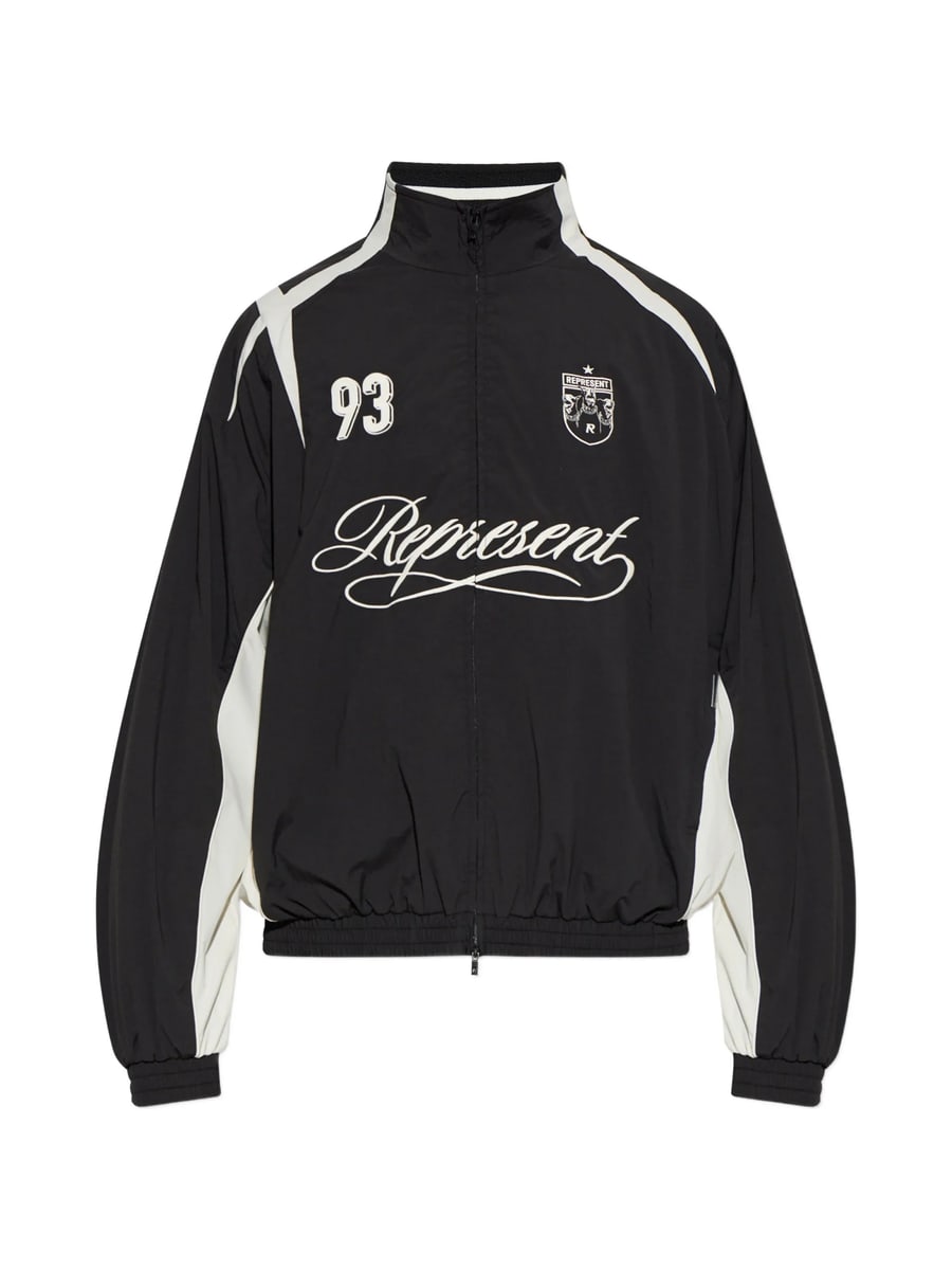 Represent Represent Logo-embroidered Panelled Jacket