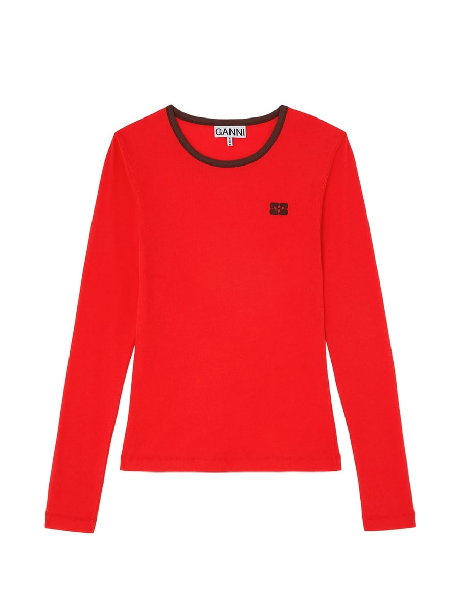Ganni Ganni Long-sleeve T-shirt
