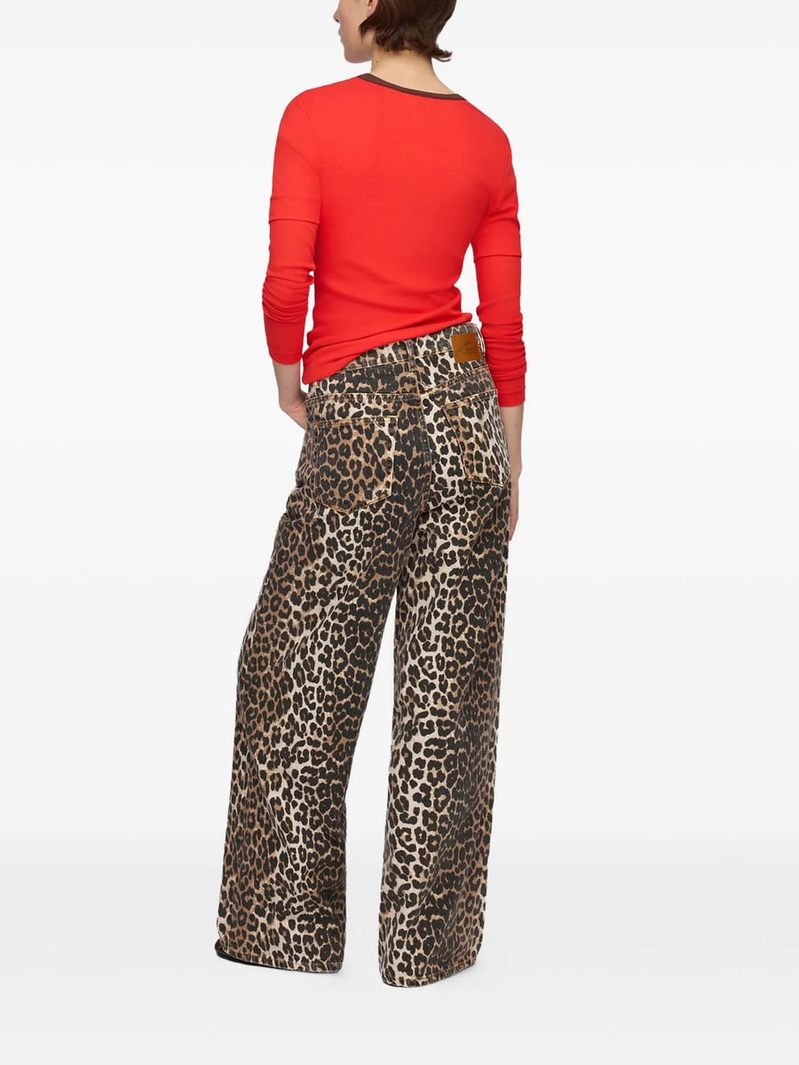 Ganni Ganni Long-sleeve T-shirt, view 2