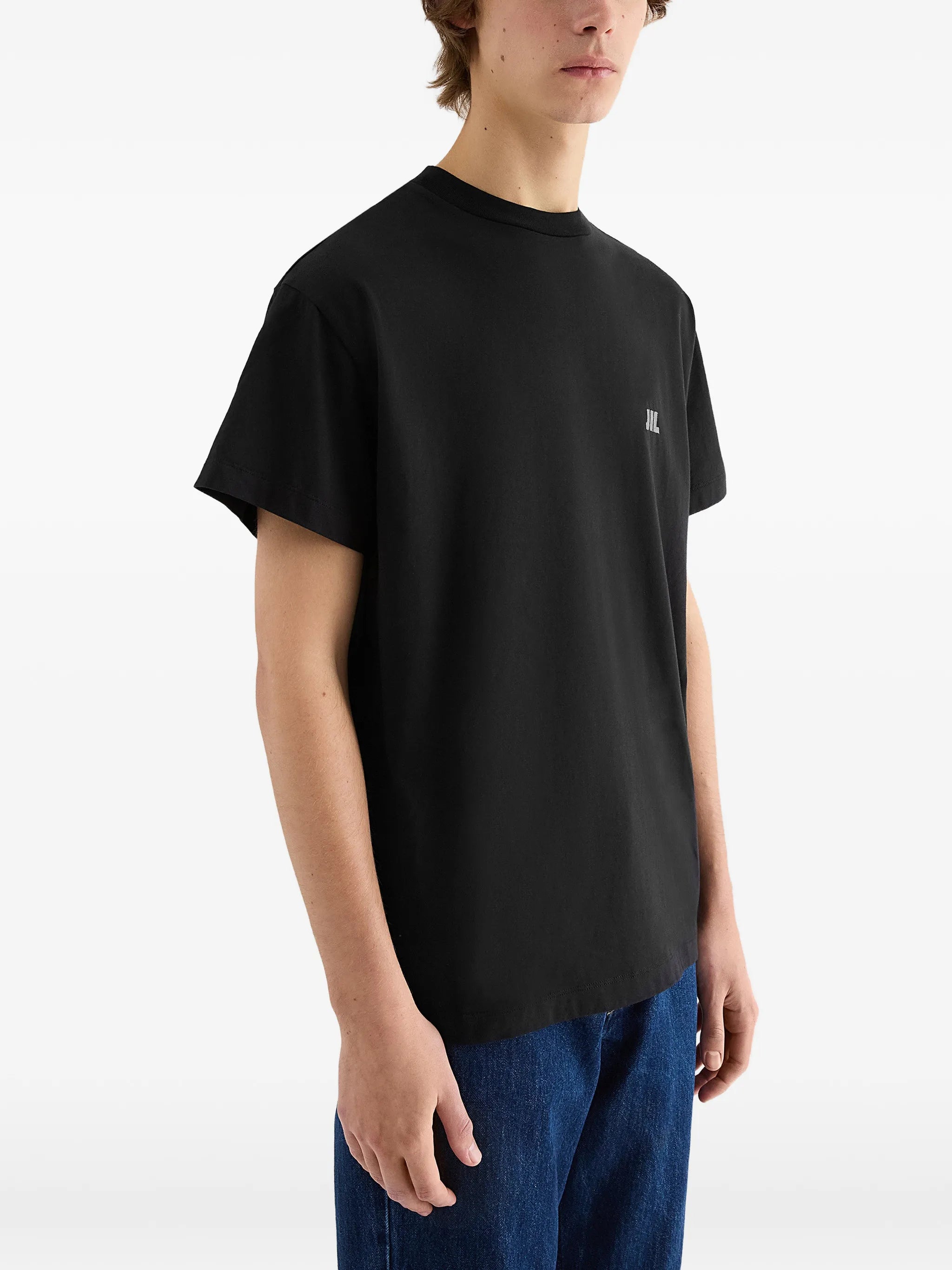 Jil Sander Jil Sander Logo-embroidered T-shirt, view 2